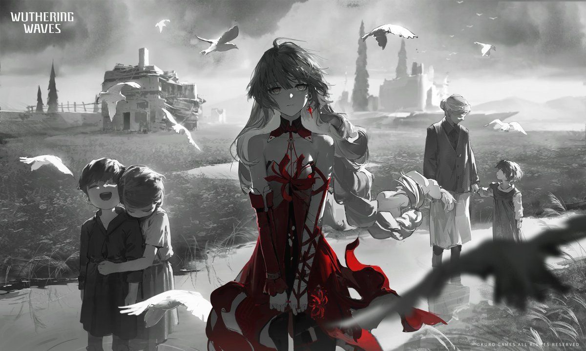 1200x720 Cleaned 4k Phrolova Wallpaper! I can get behind this black and white aesthetic