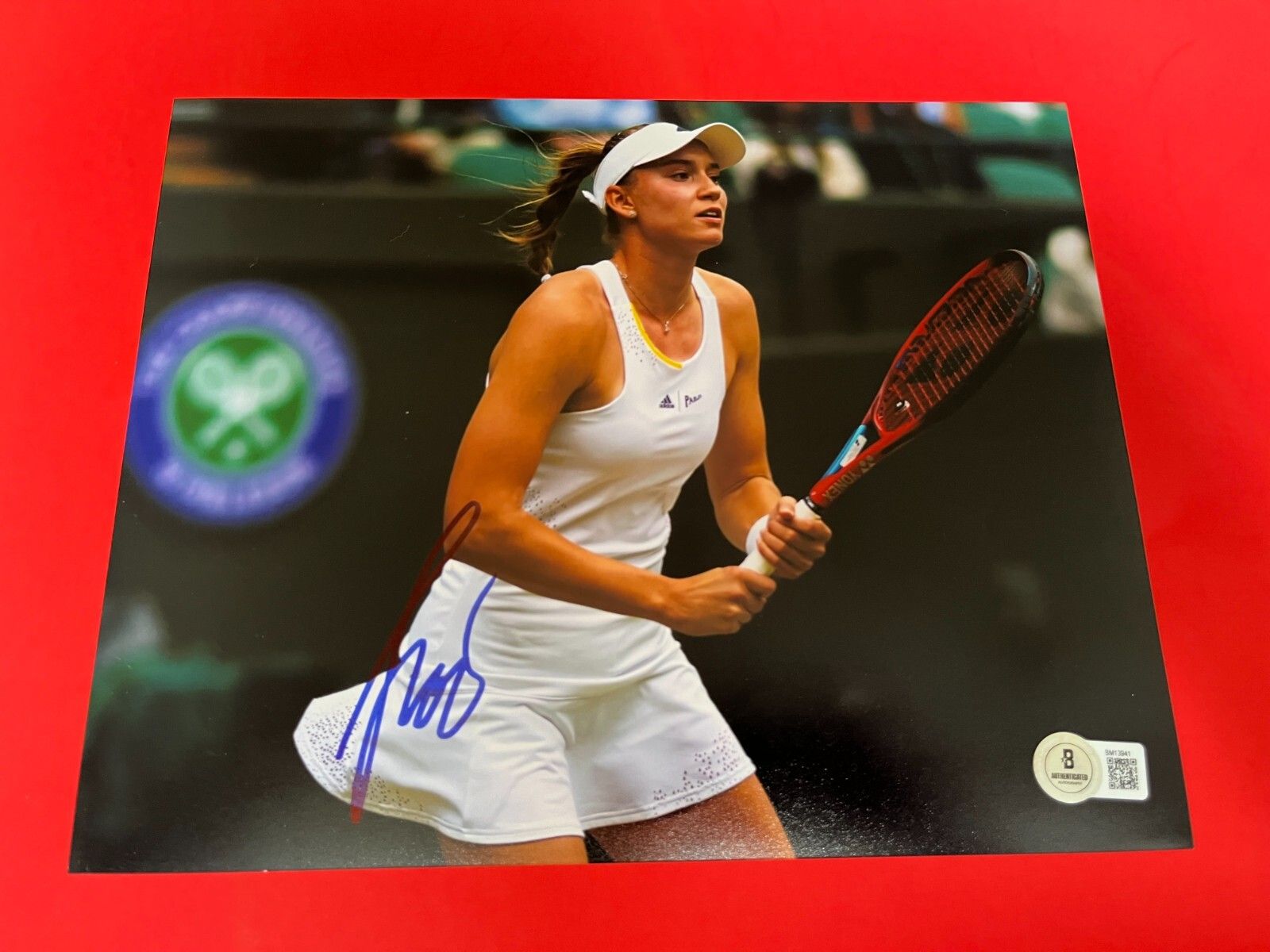 1600x1200 Elena Rybakina Tennis Signed Auto 8x10 PHOTO Beckett BAS Authenticated