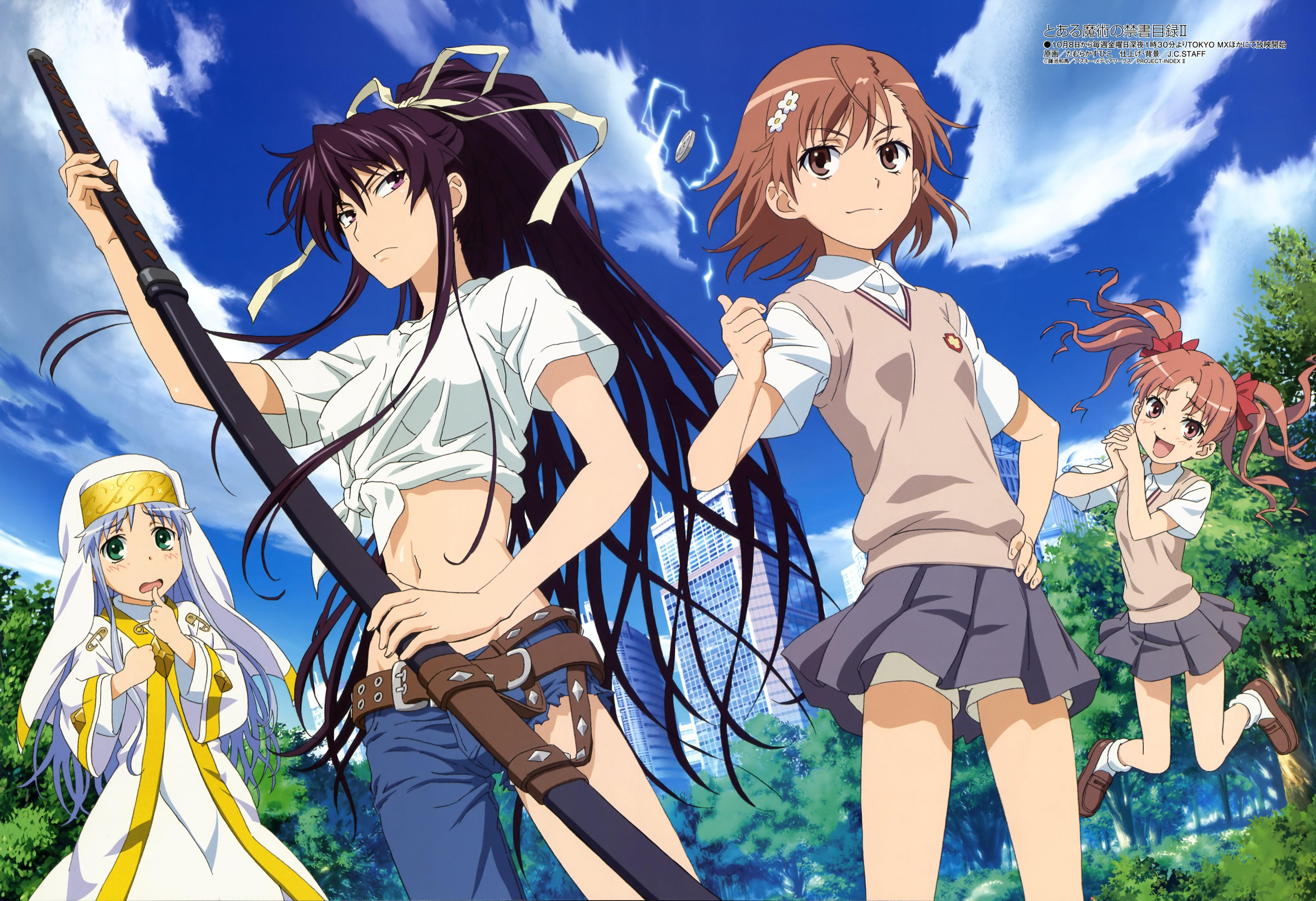 5967x4086 To Aru Kagaku no Railgun and Scan Gallery
