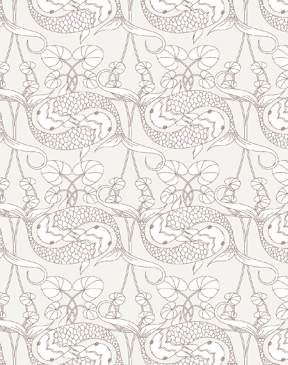 1008x1278 Koi, Silver Matte