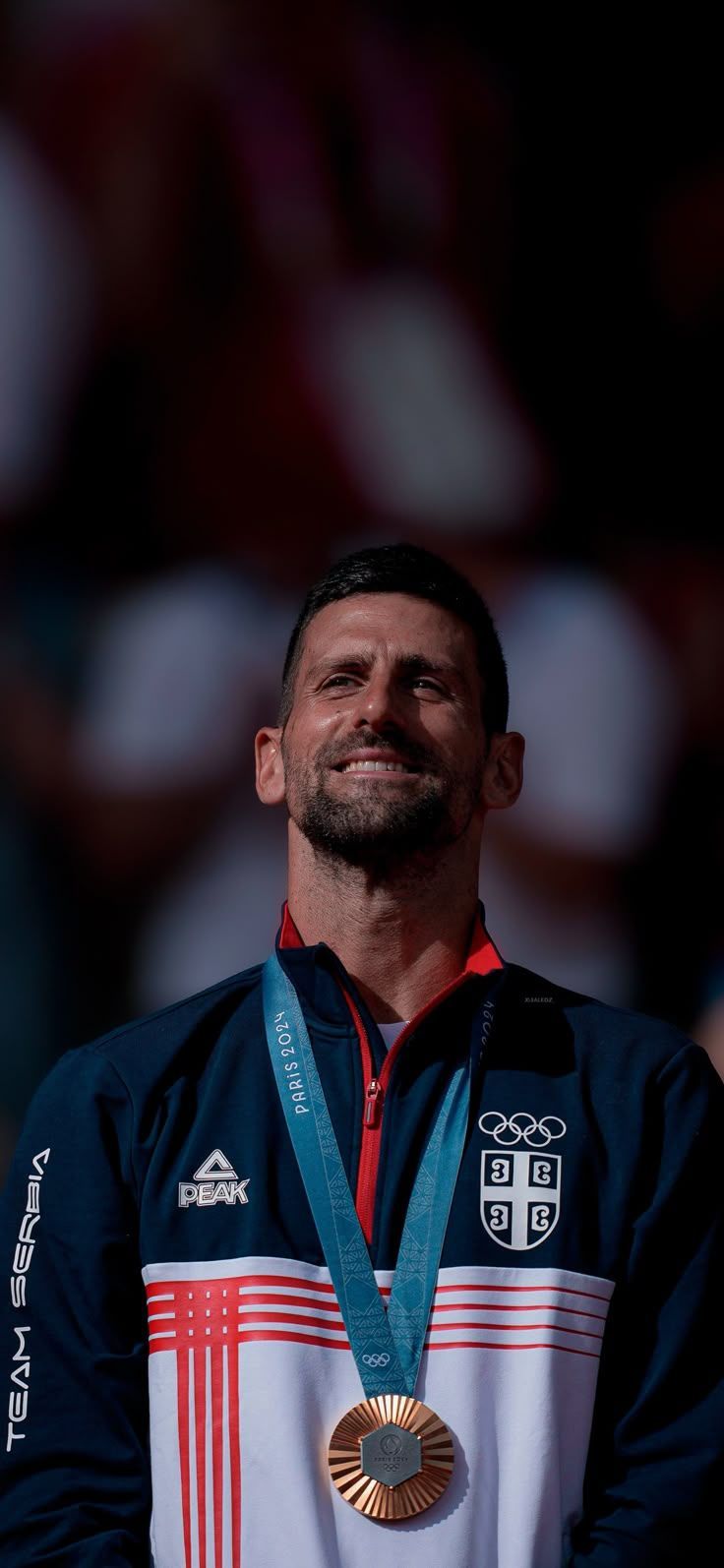 736x1594 Novak Djokovic. Paris Olympic Gold Medalist