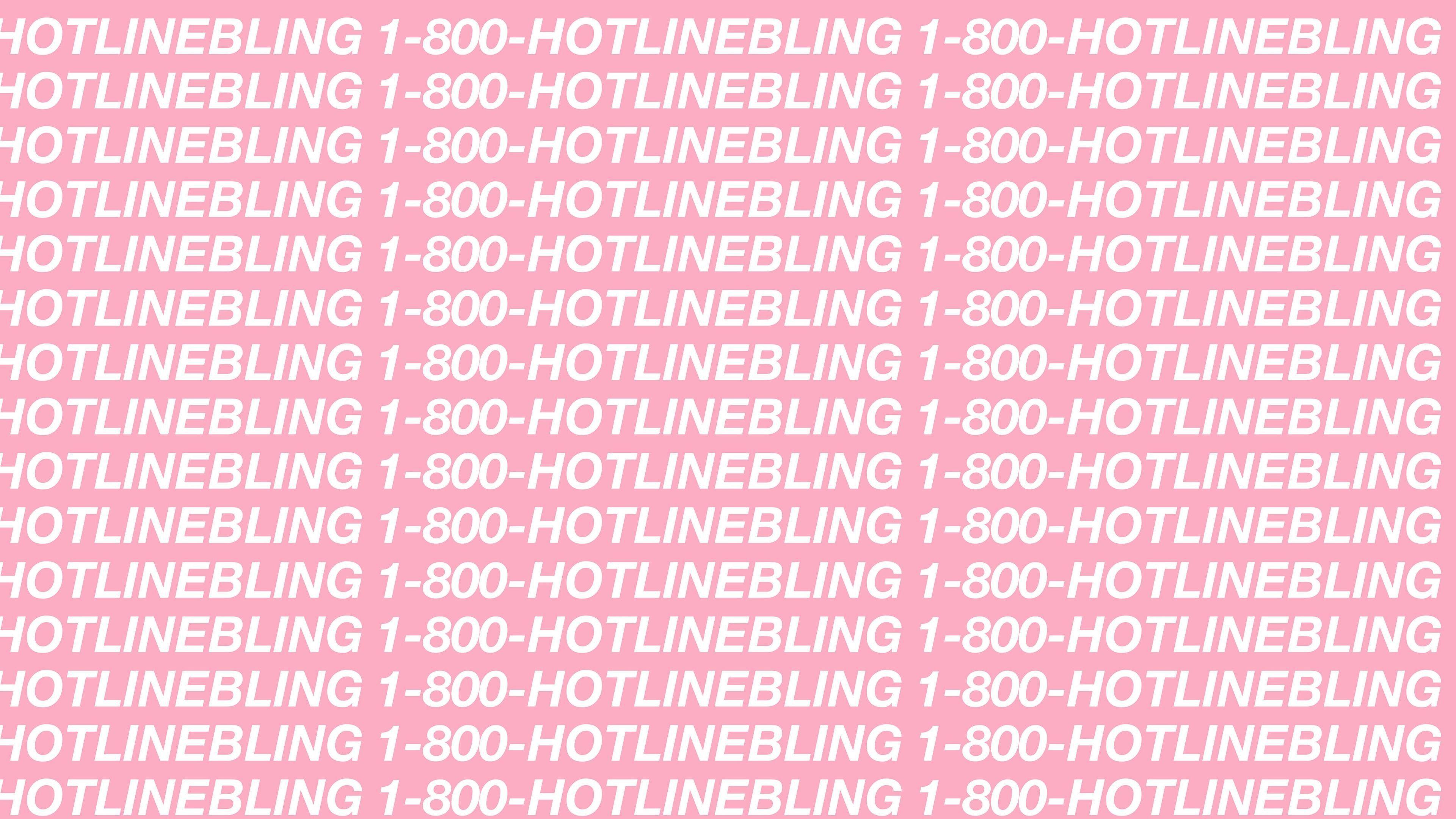 3840x2160 Hotline Bling Wallpaper