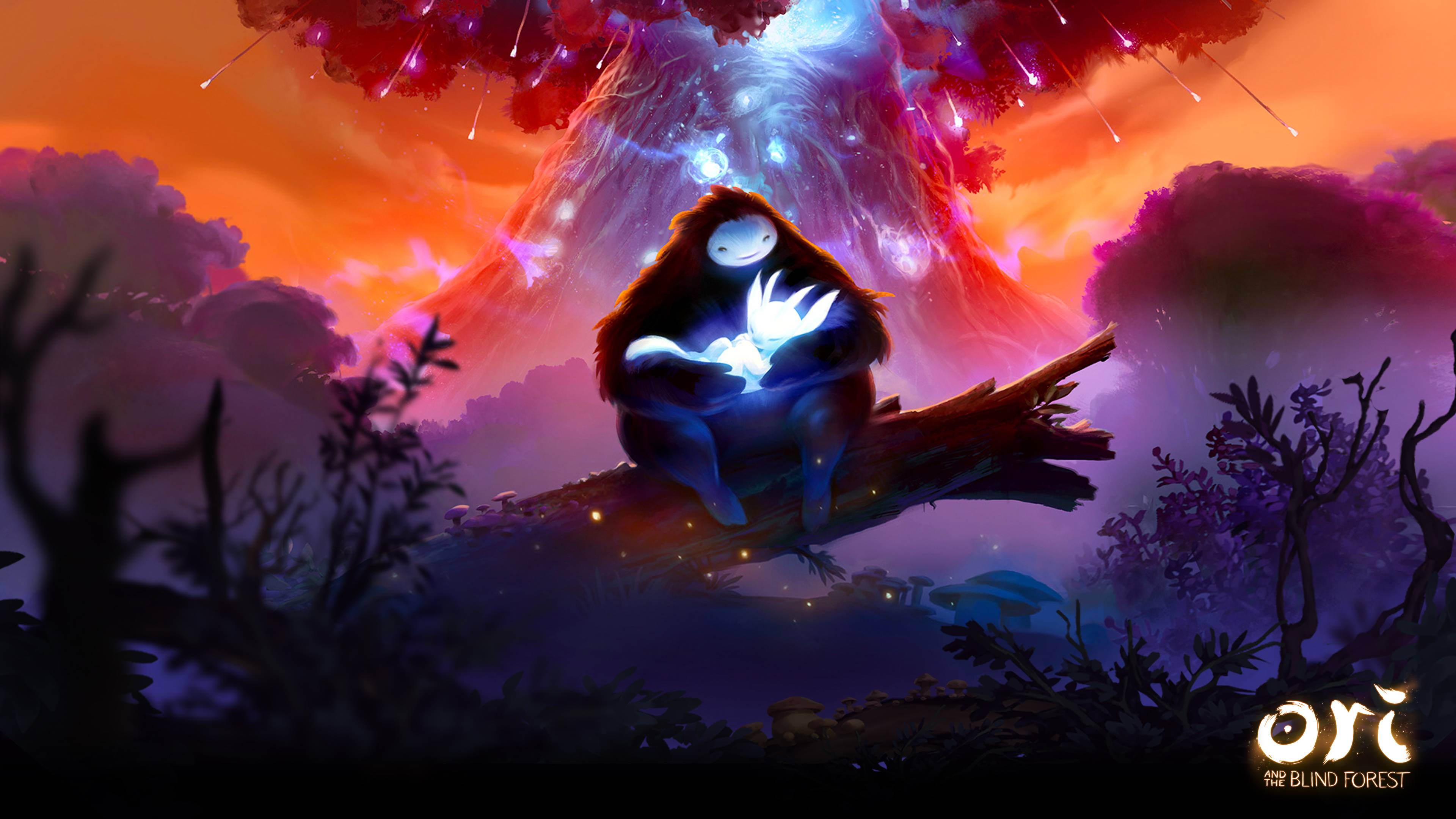 3840x2160 Ori and the Blind Forest Cover Wallpaper. Cat with Monocle