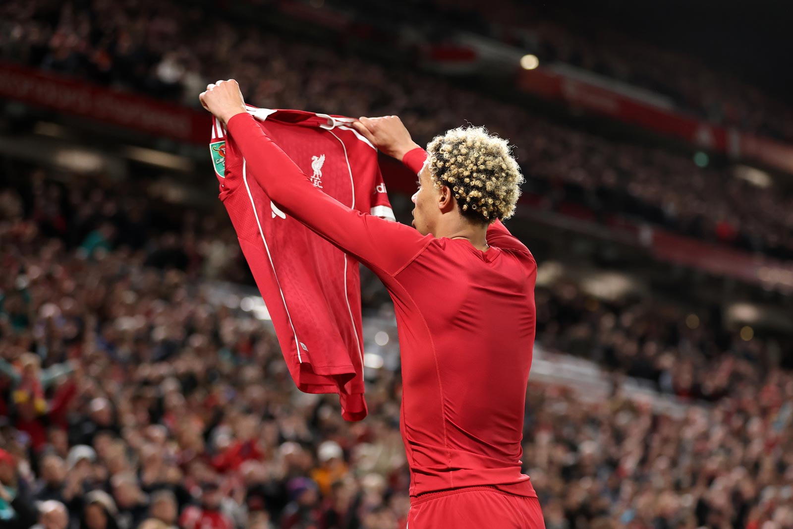 1600x1067 Hugo Ekitike goes from hero to villain as celebration earns red card in Liverpool's Carabao Cup win