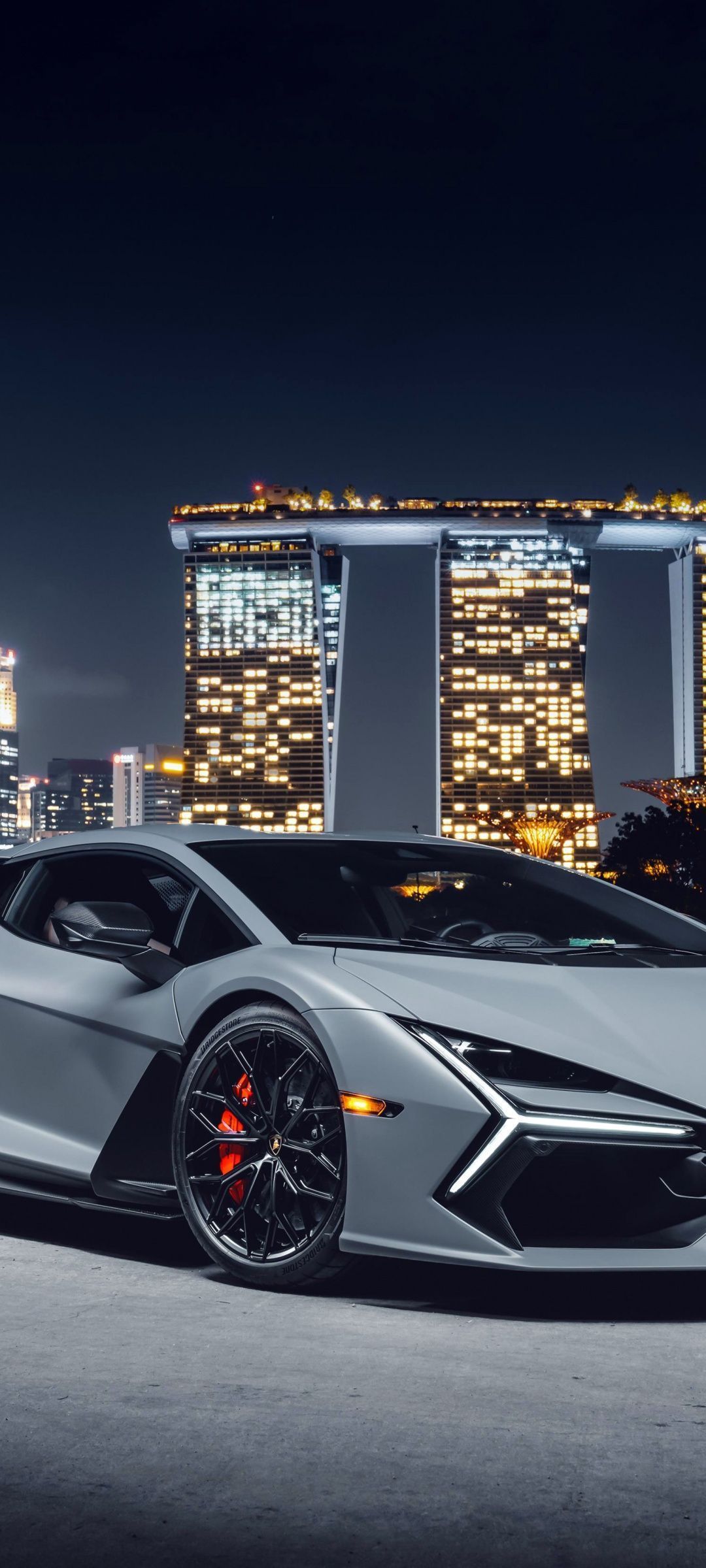 1080x2400 Lamborghini Revuelto Wallpaper 4K, Singapore, 5K, Night