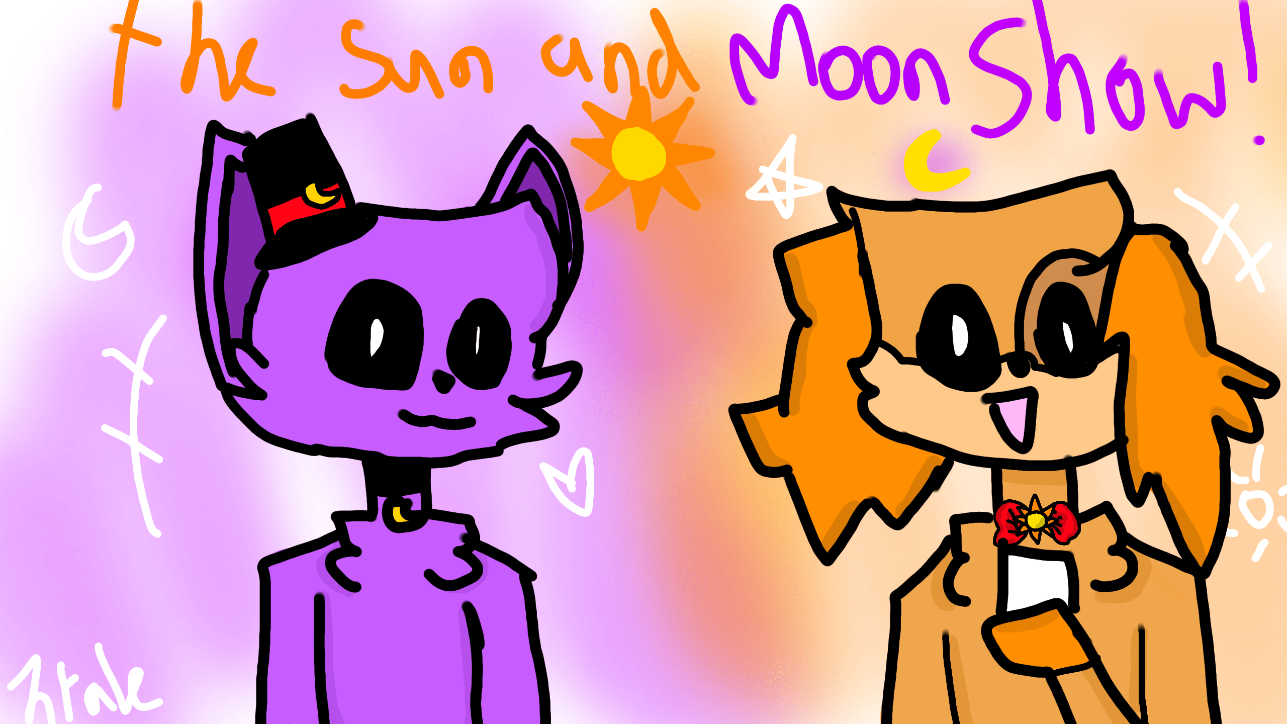 2560x1440 Colors Live sun and moon show fanart !