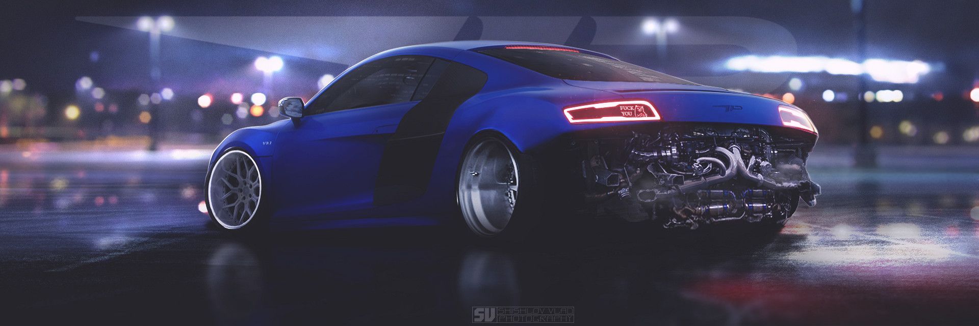 1920x641 SAJEN STUDIO tuning Audi R8 TwinTurbo