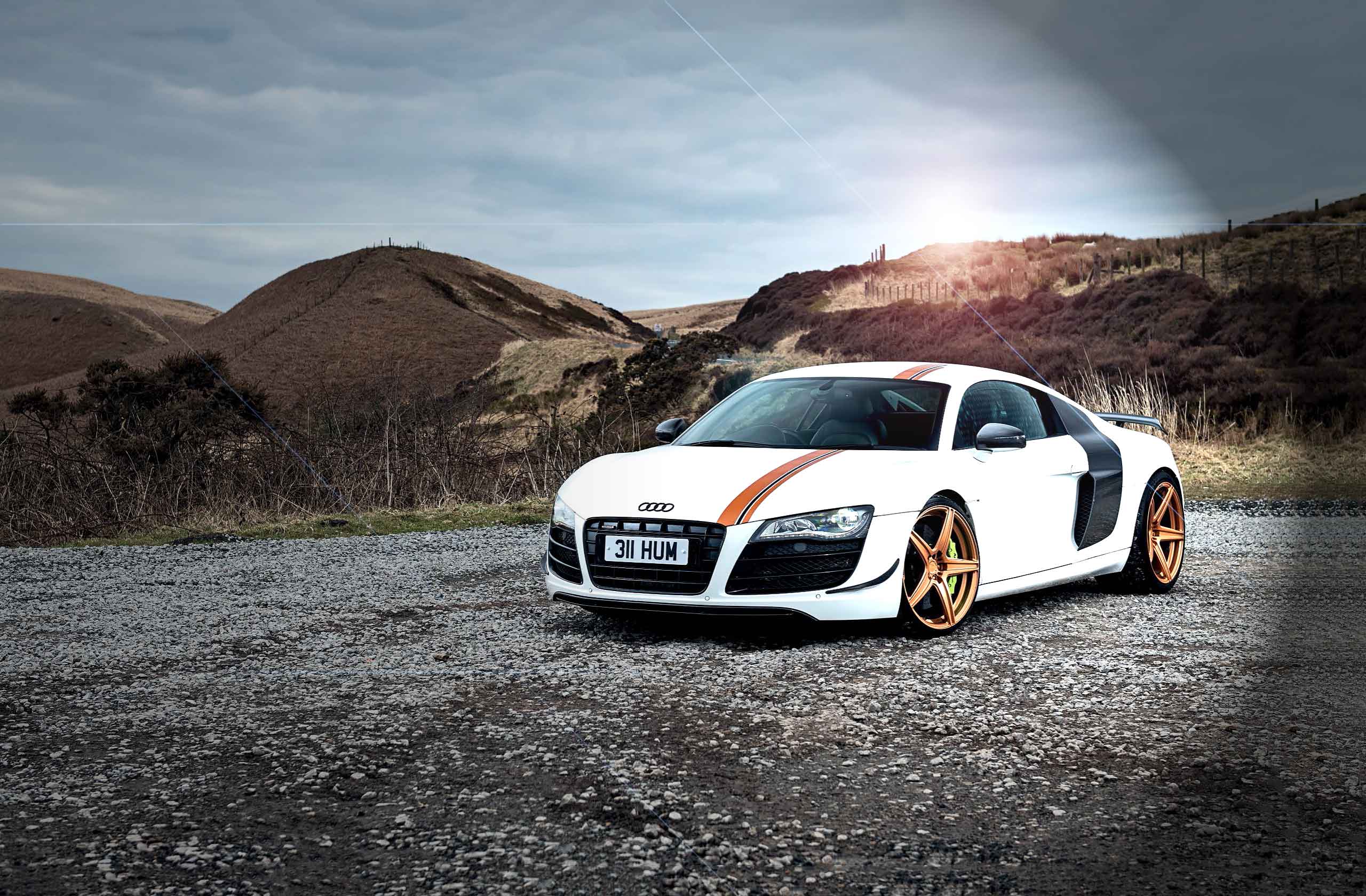 2560x1680 Tuned 861bhp Audi R8 V10 Typ 42 Twin Turbo