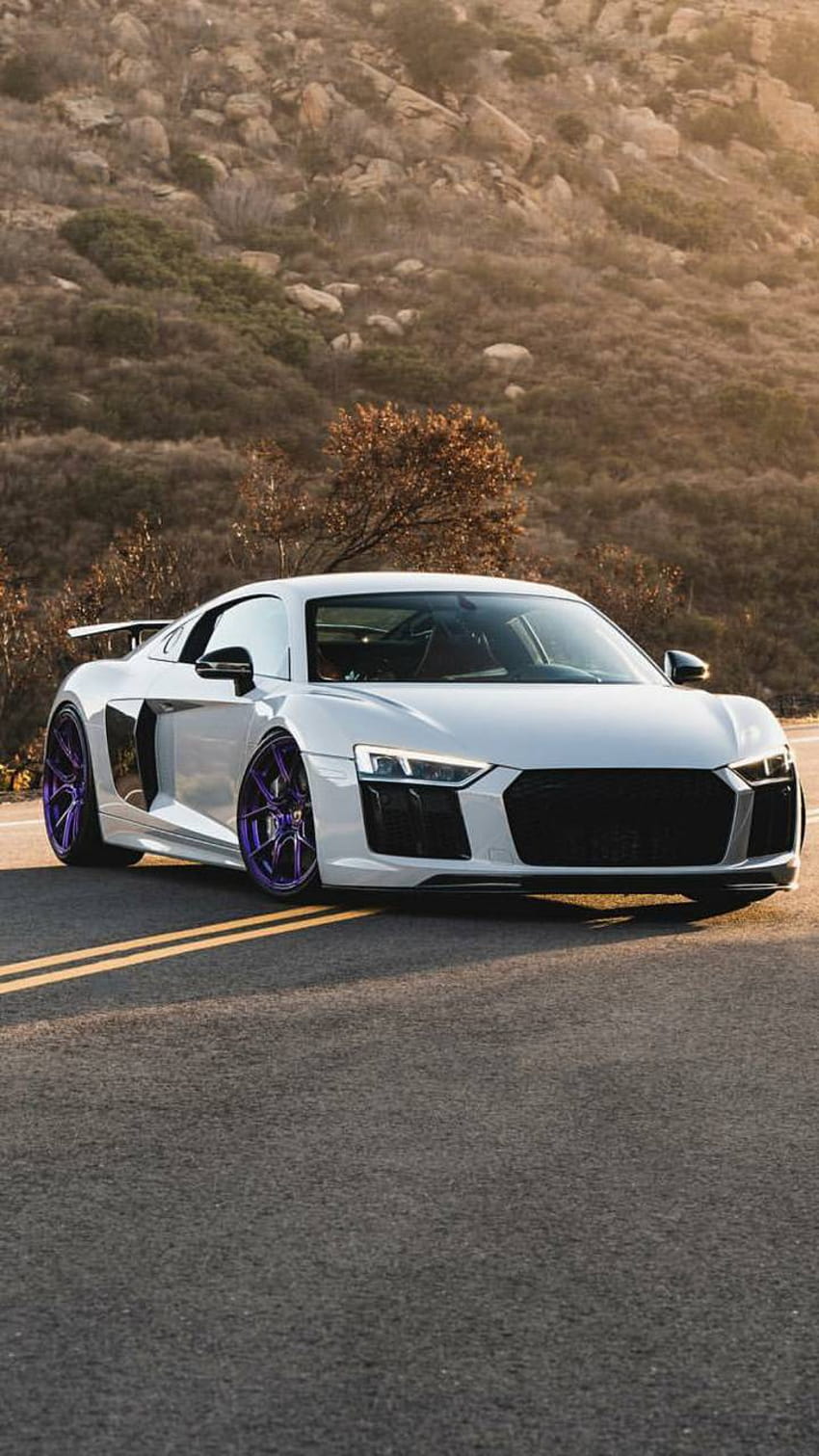 850x1511 Audi R8 V10 Plus by AbdxllahM, audi r8 custom HD phone wallpaper