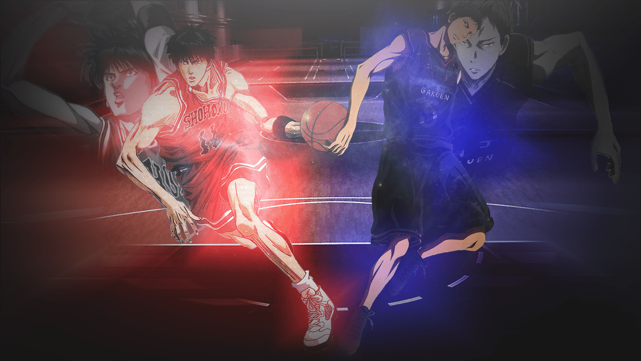 1280x720 Free download Kaede Rukawa vs Aomine Daiki [HQ]