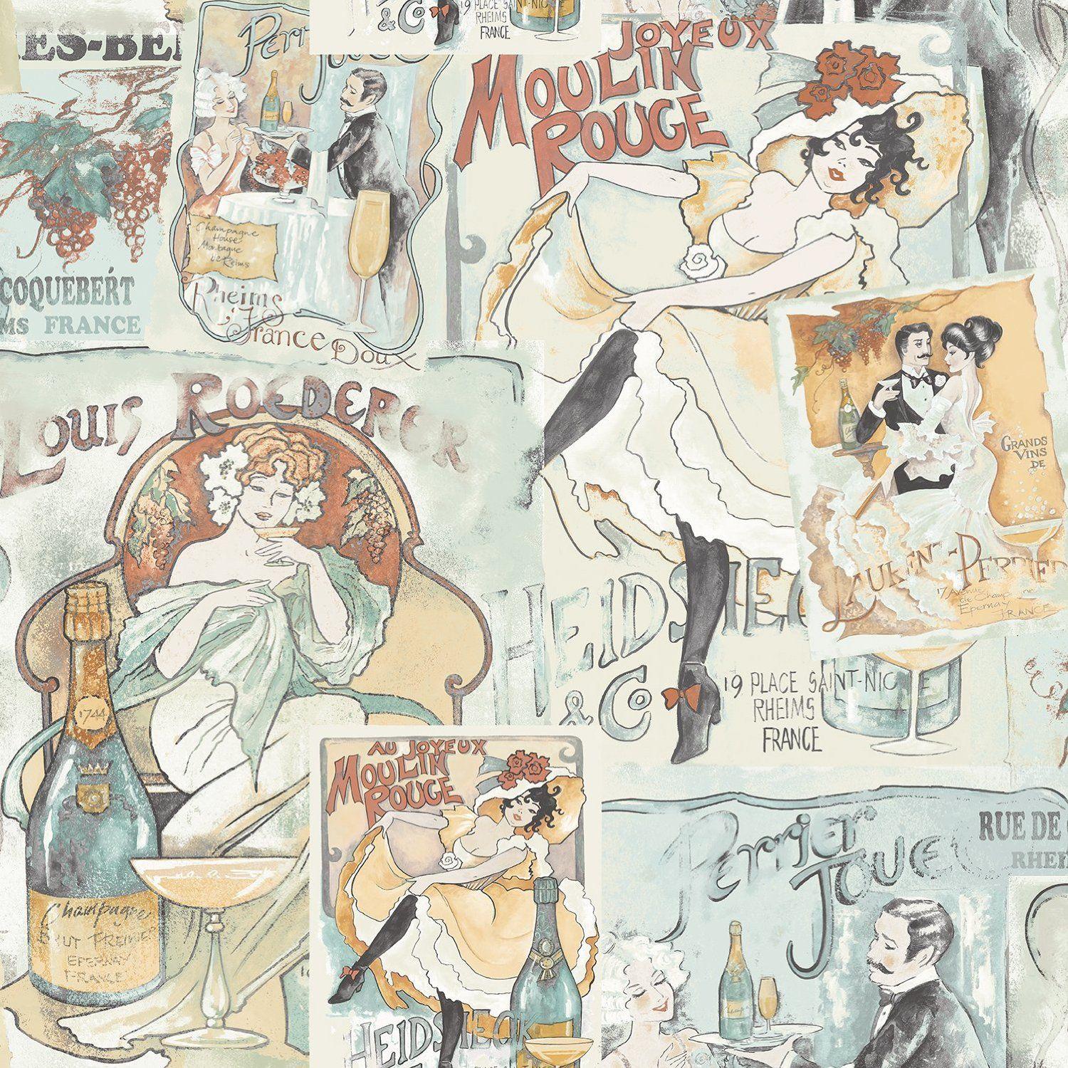 1500x1500 Galerie 2 (Moulin Rouge) Wallpaper: Amazon.co.uk