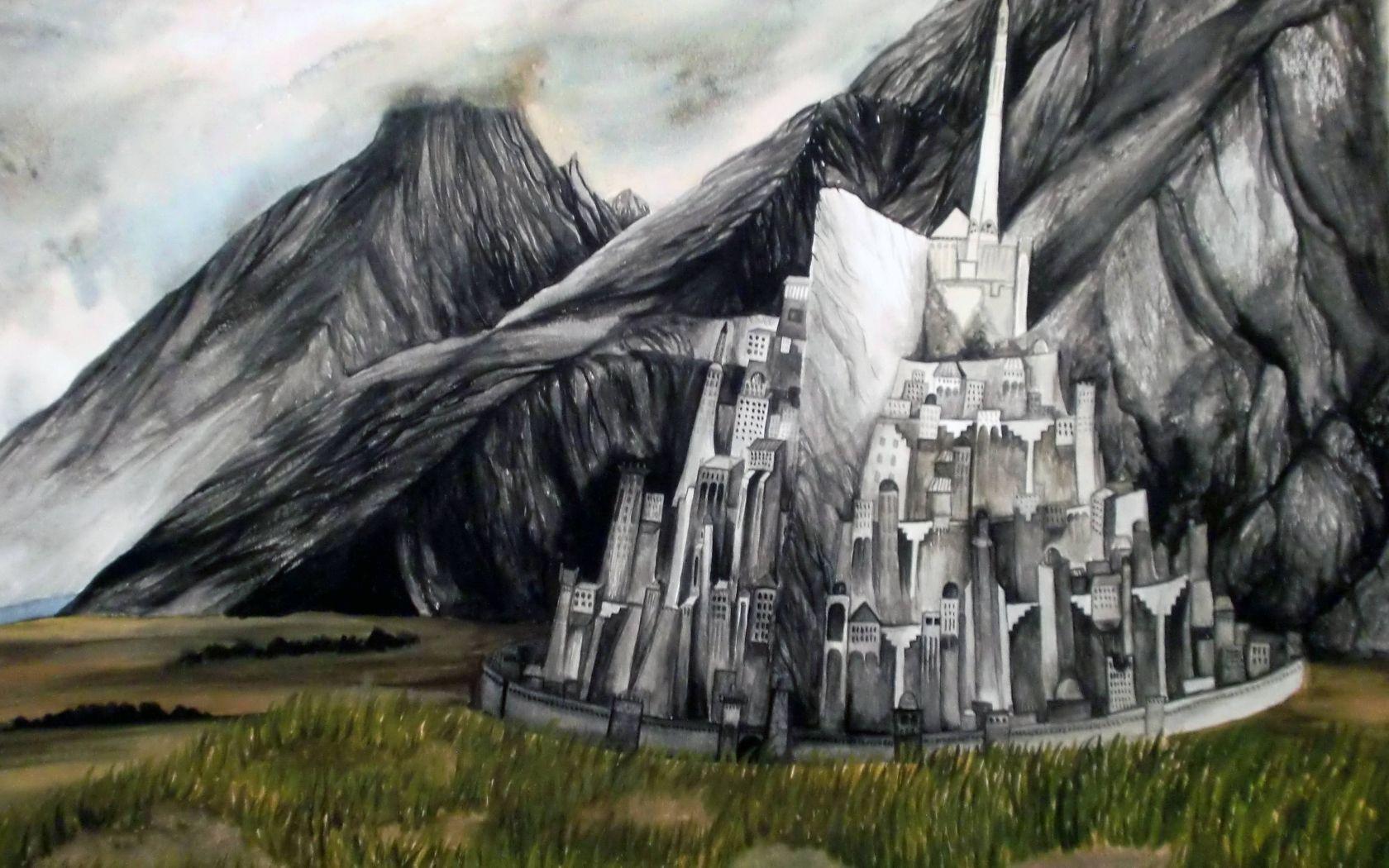 Minas Tirith Walpaper by from_white98