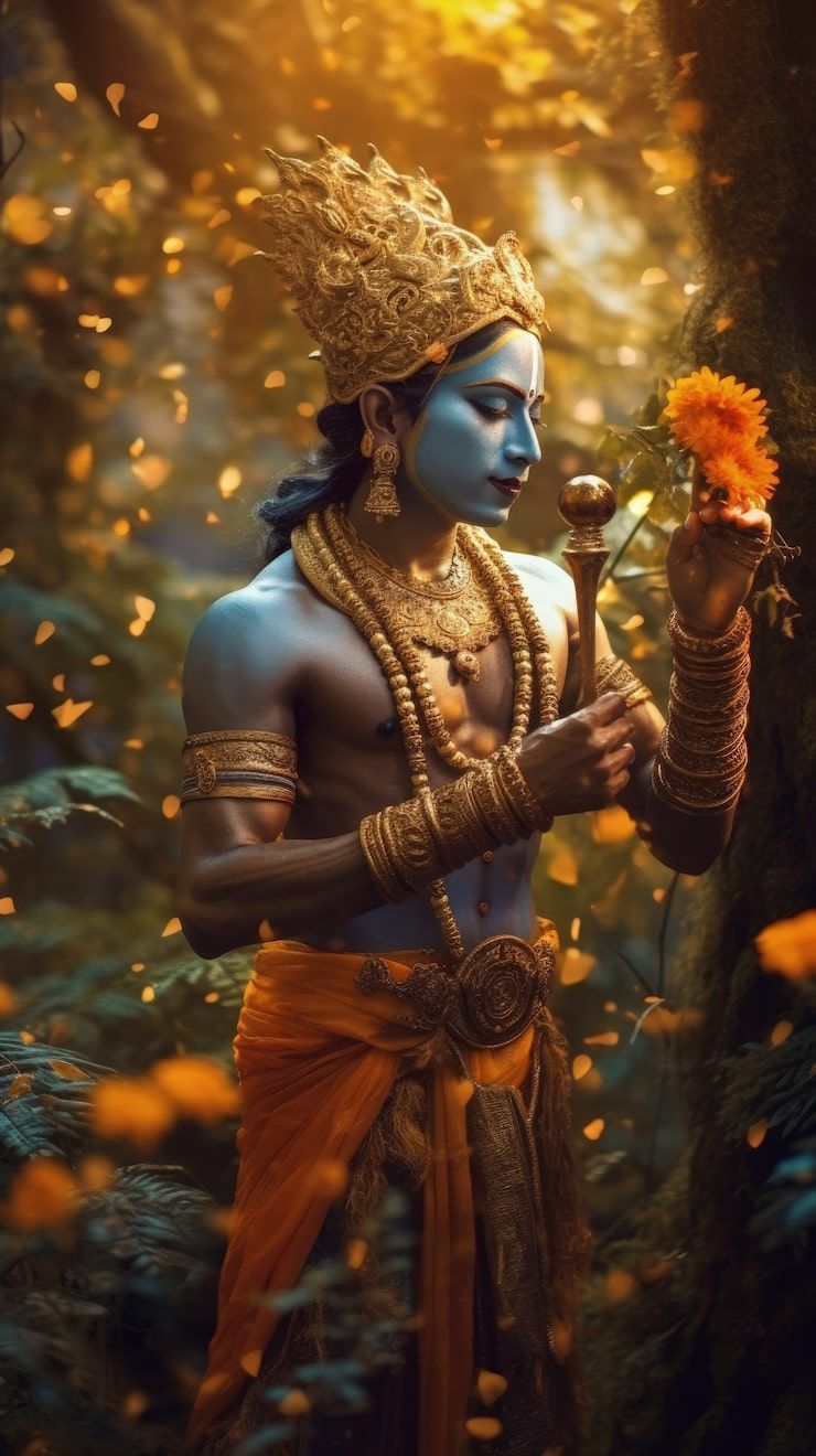 740x1320 Radha krishna ai Image