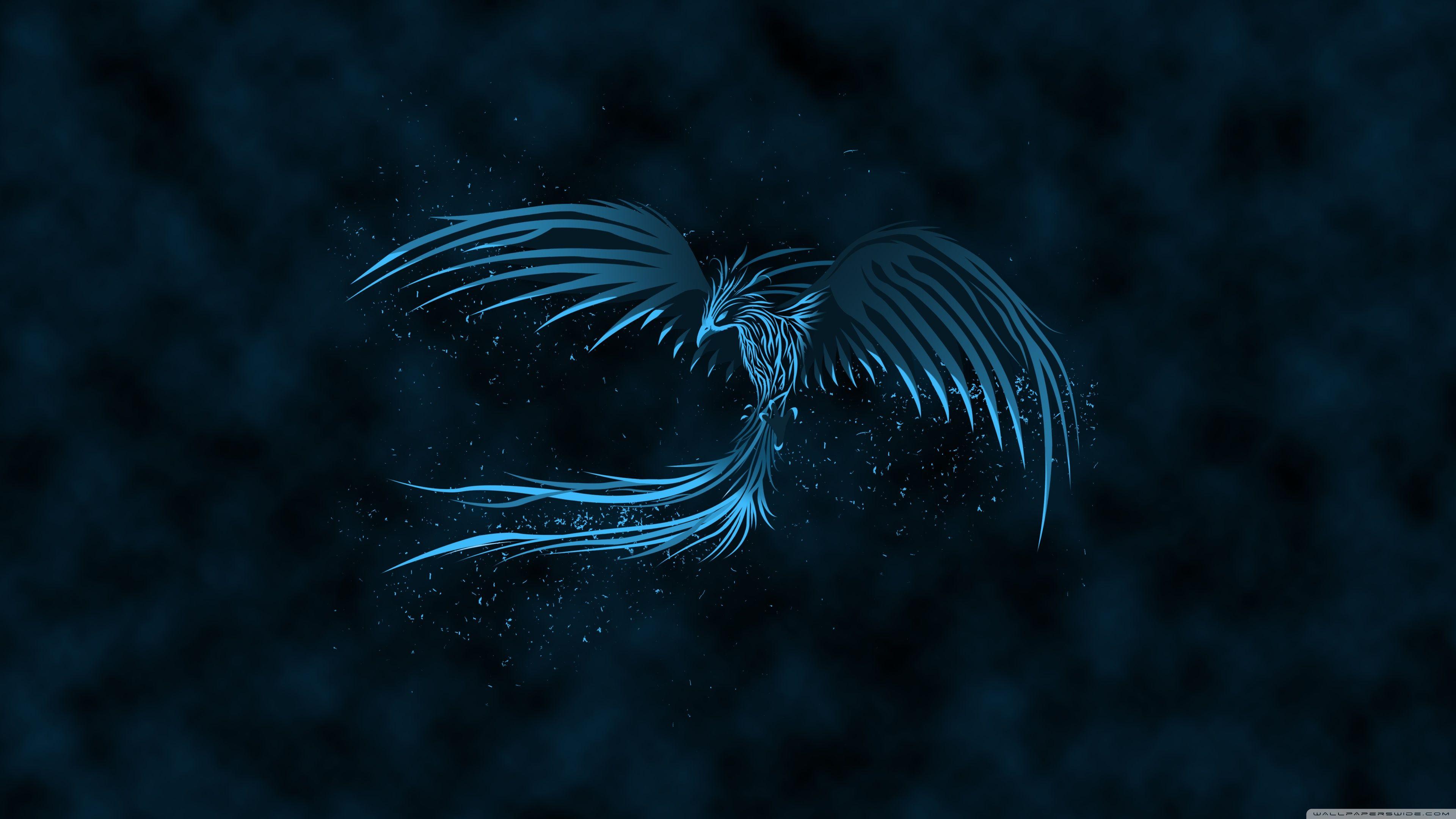 3840x2160 Blue Phoenix ❤ 4K HD Desktop Wallpaper for • Wide & Ultra