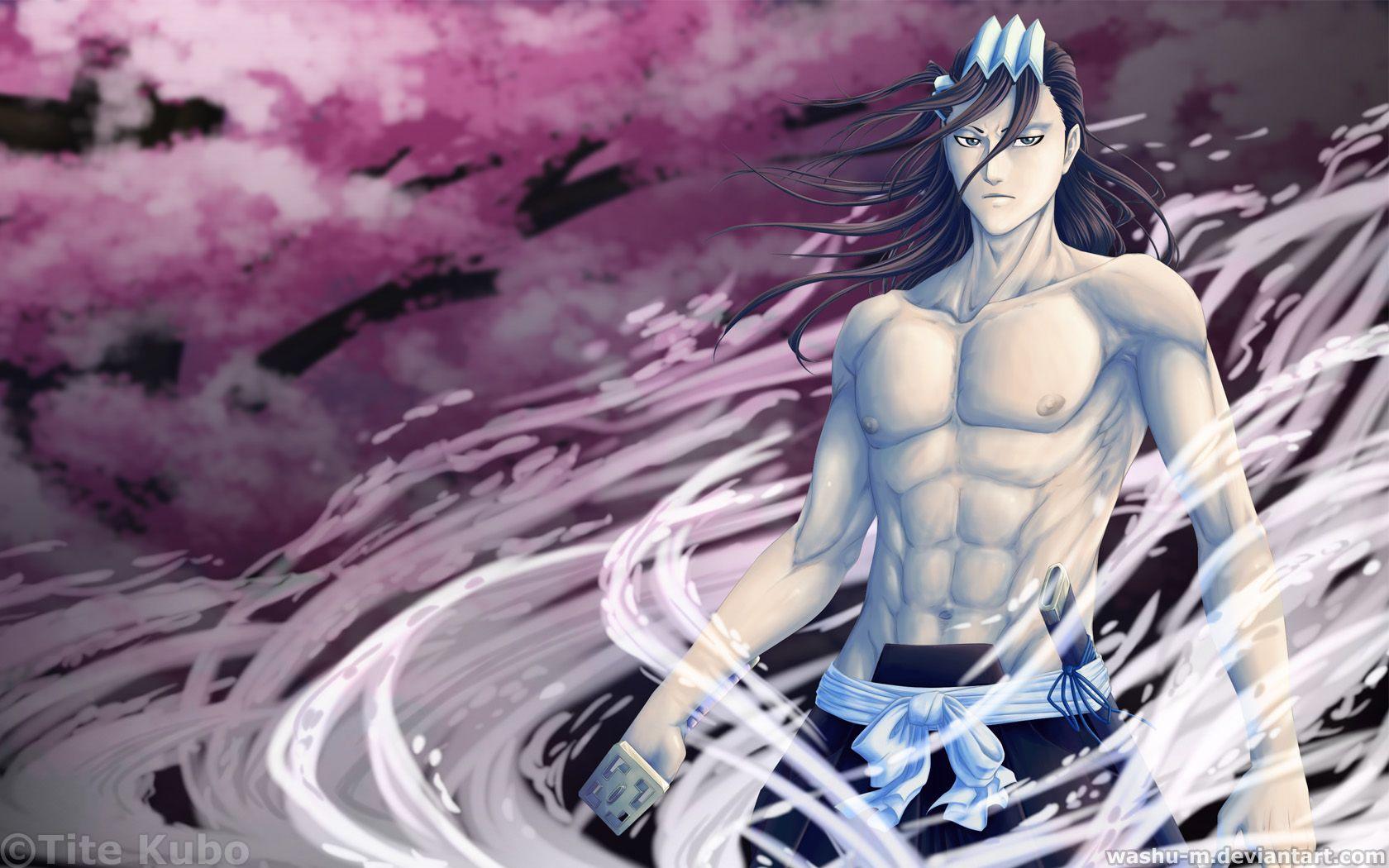 1680x1050 Kuchiki Byakuya Anime