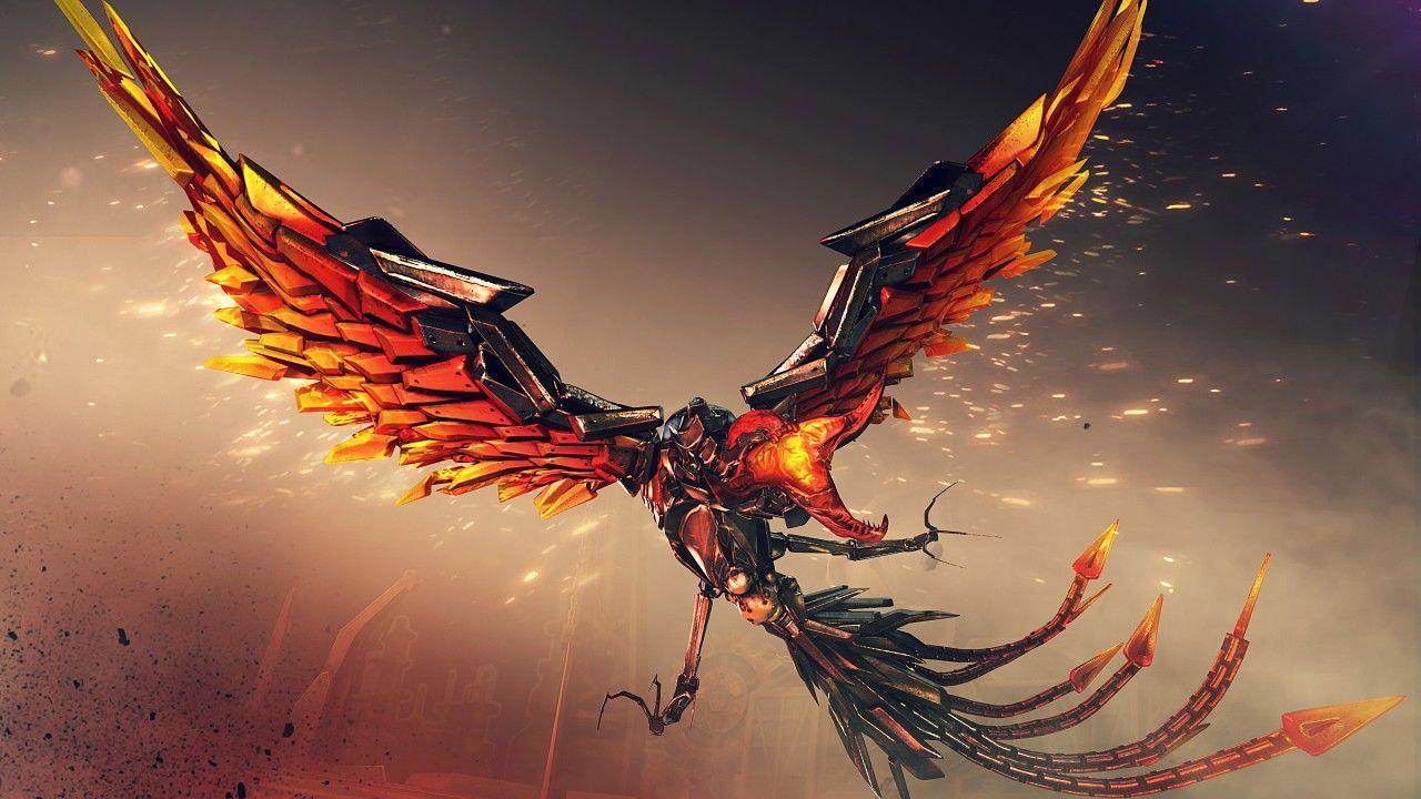 1280x720 Wallpaper Mecha Phoenix, CrossFire, 4K, Games