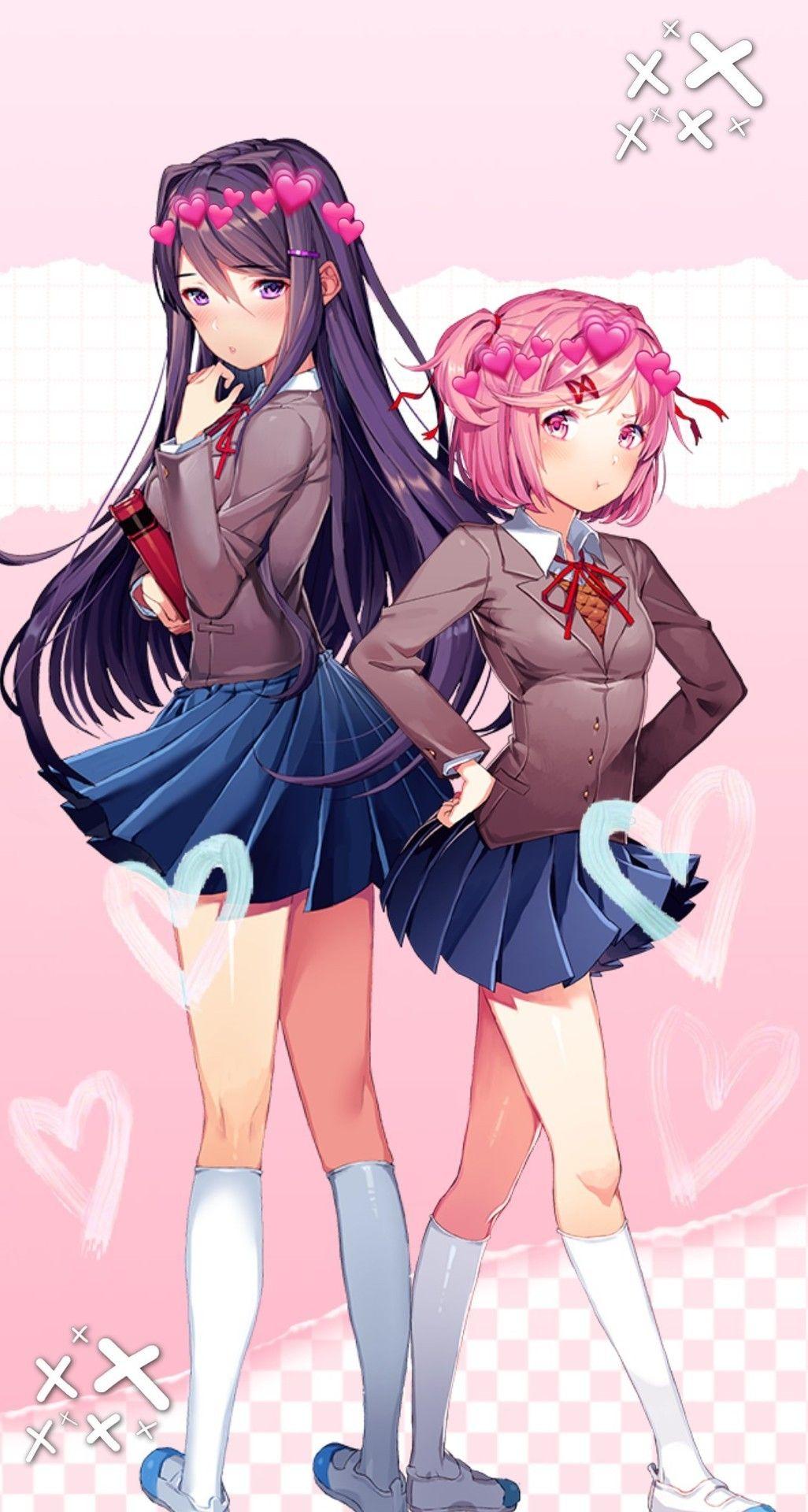 1026x1920 natsuki ddlc kin