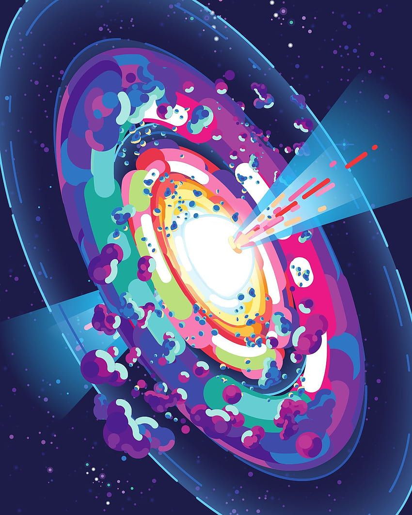 850x1063 Big bang, kurzgesagt, solar system, universe HD phone wallpaper