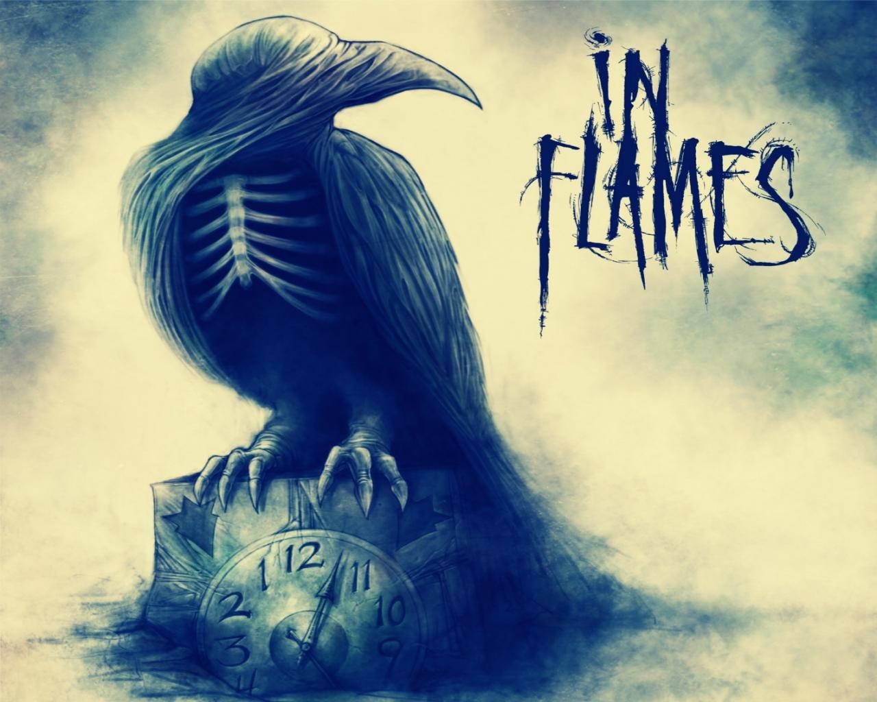 1280x1024 In Flames wallpaper HD for desktop background
