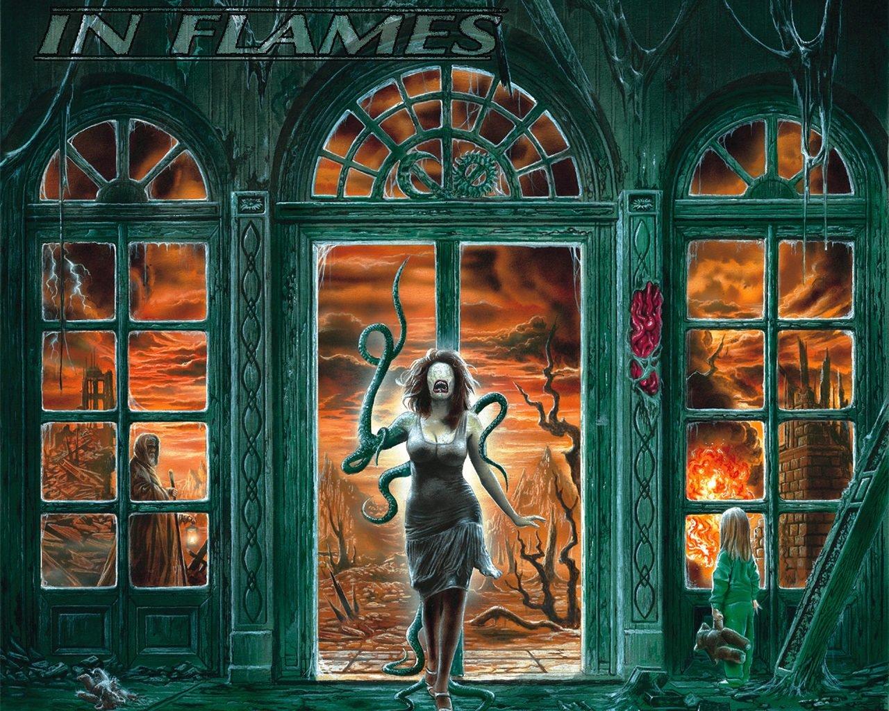 1280x1024 In Flames wallpaper HD for desktop background