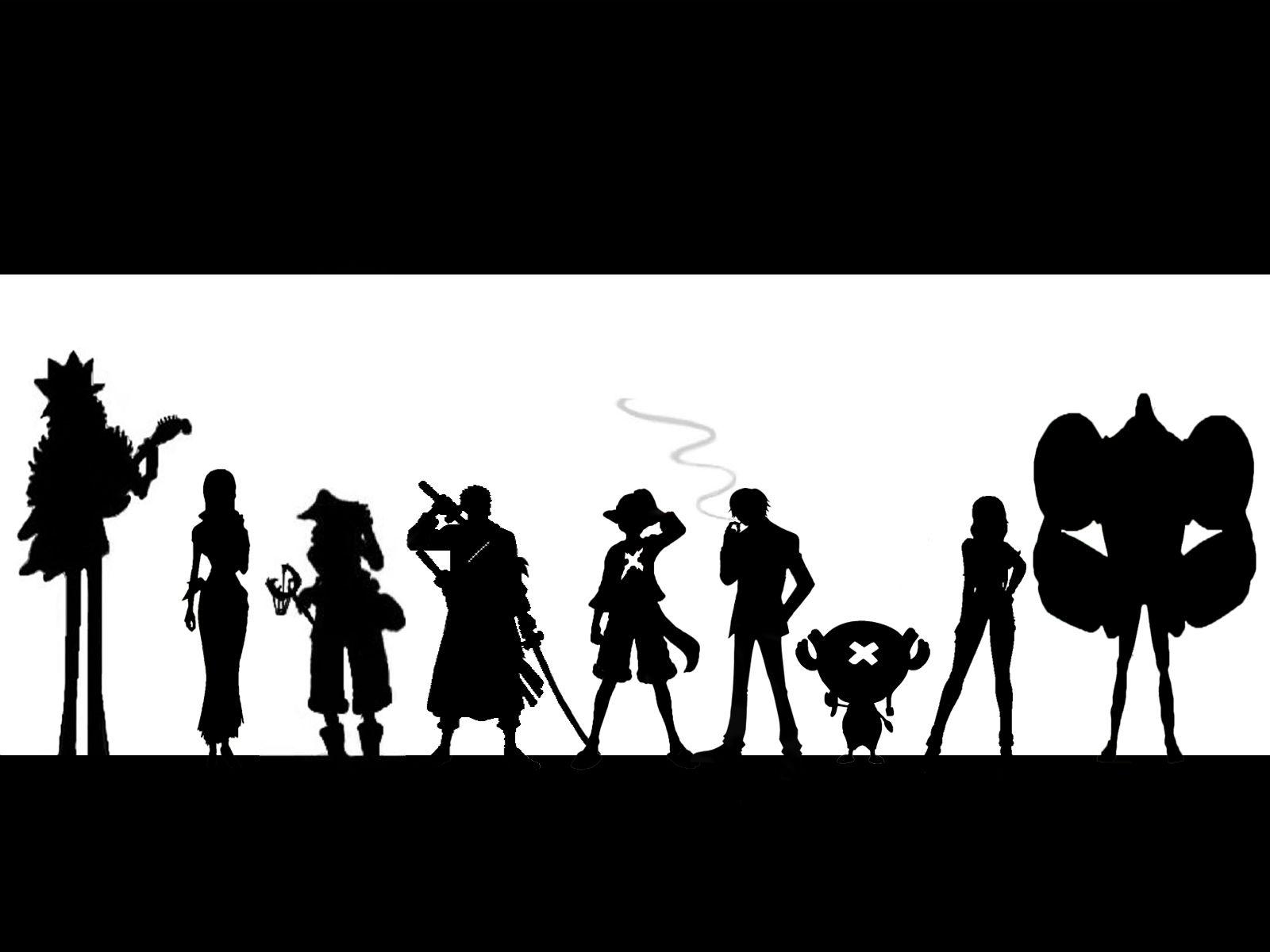 One Piece Silhouette Wallpaper