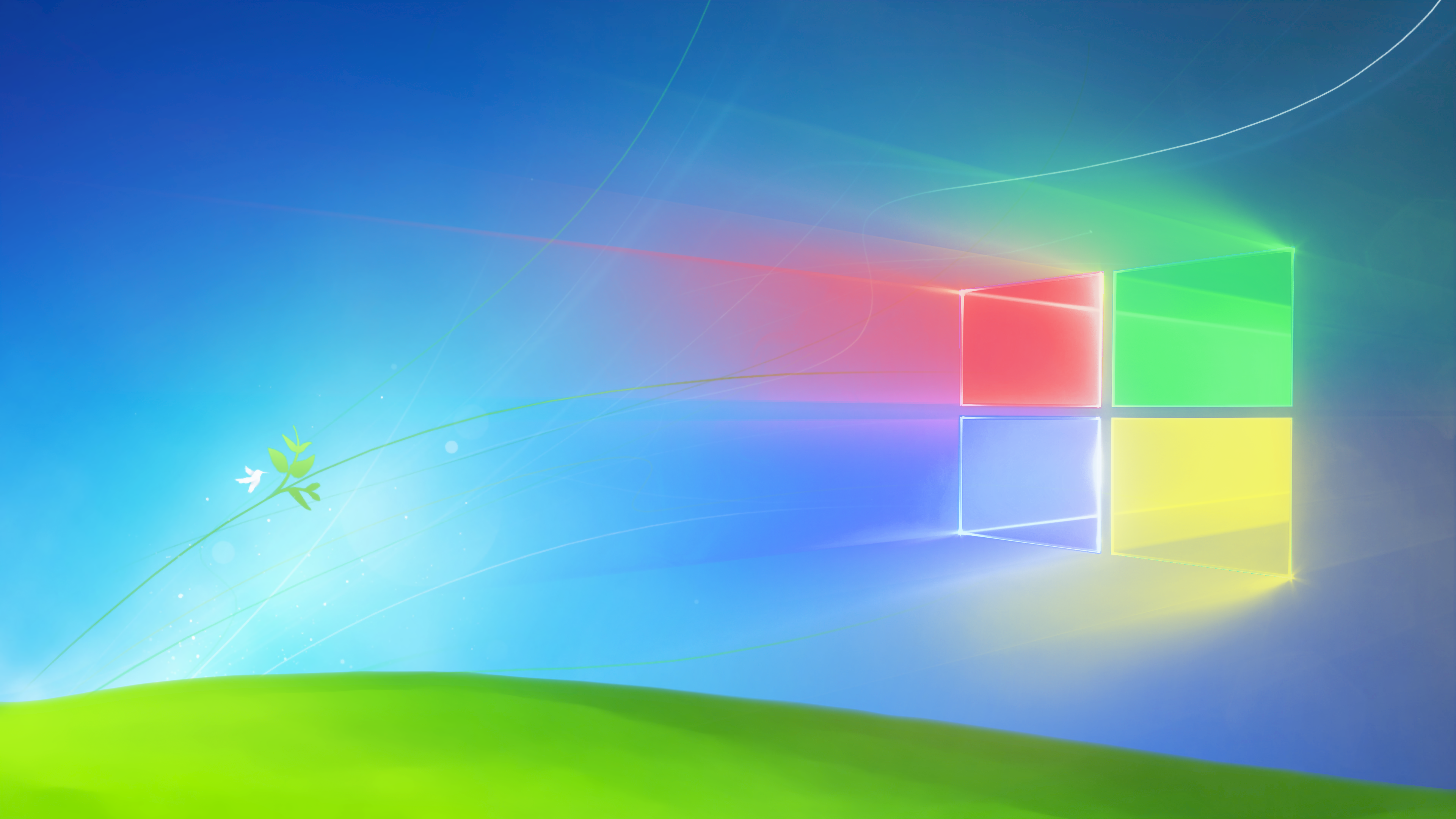 3840x2160 Windows Microsoft, Operating System, Minimalist, HD Wallpaper