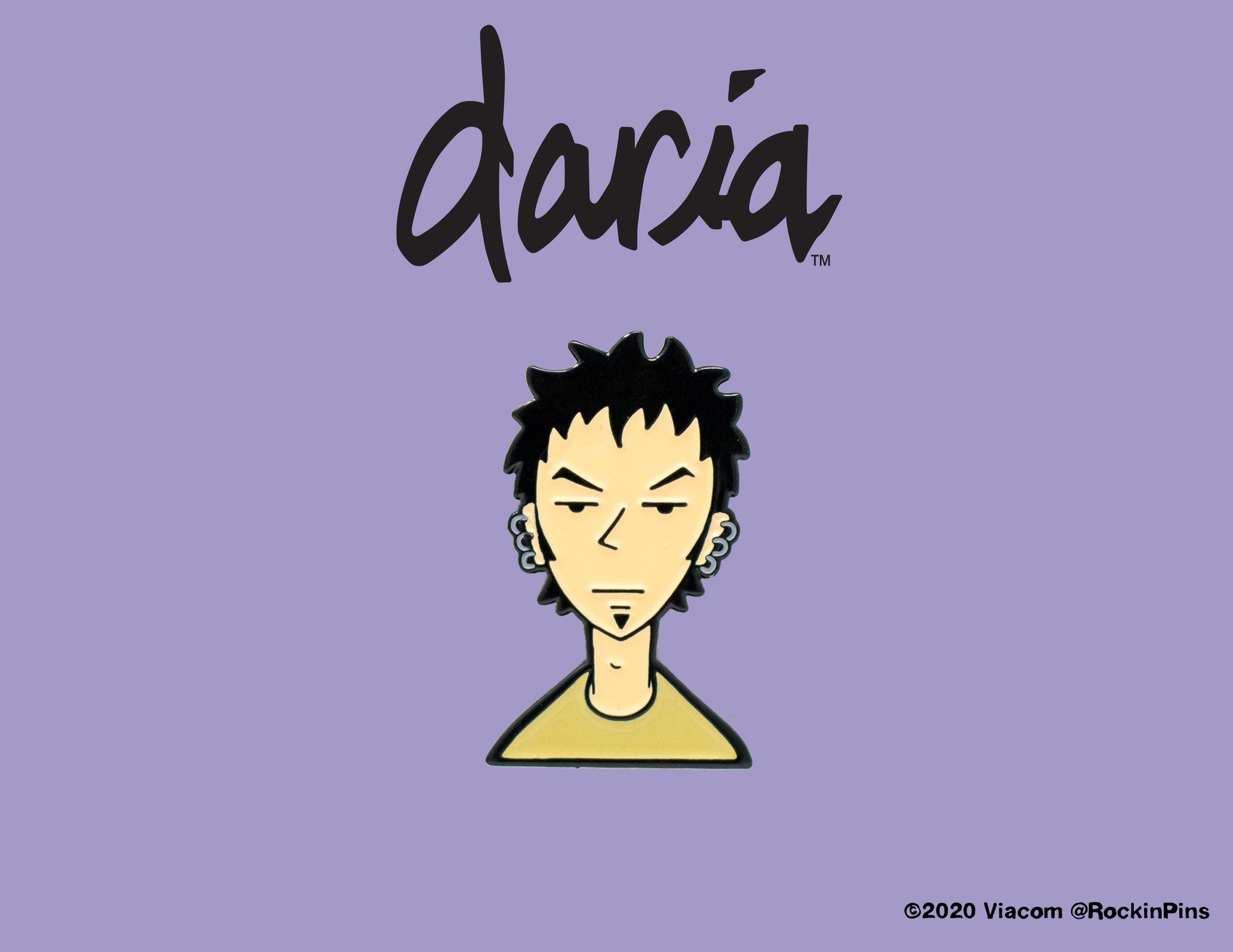 2000x1545 Daria Lane Head Enamel Pin