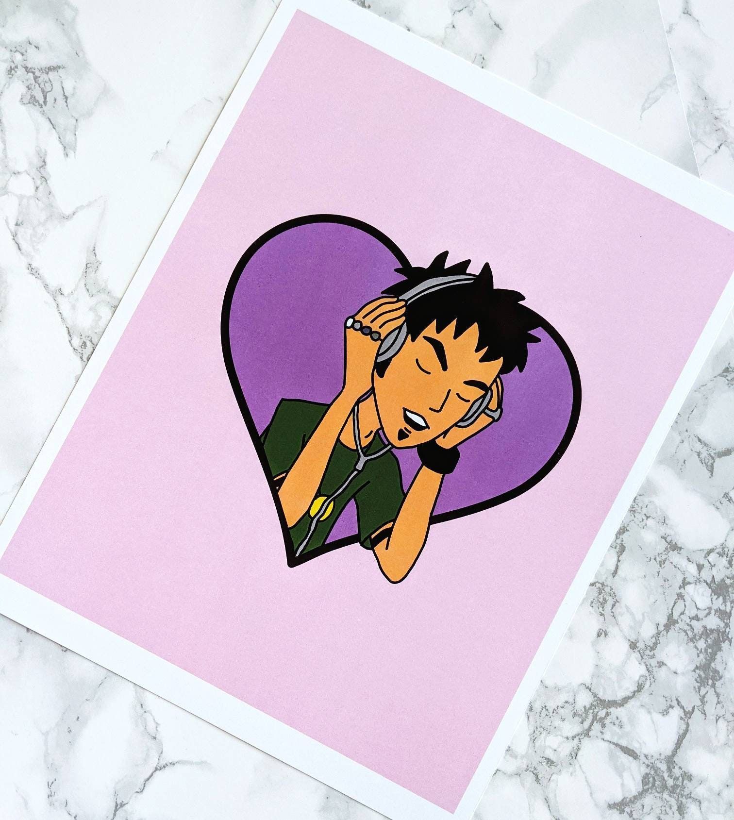 1512x1689 Buy Daria & Trent Art Prints: 90s Cartoon Fan Art, Set of 2 Online in India