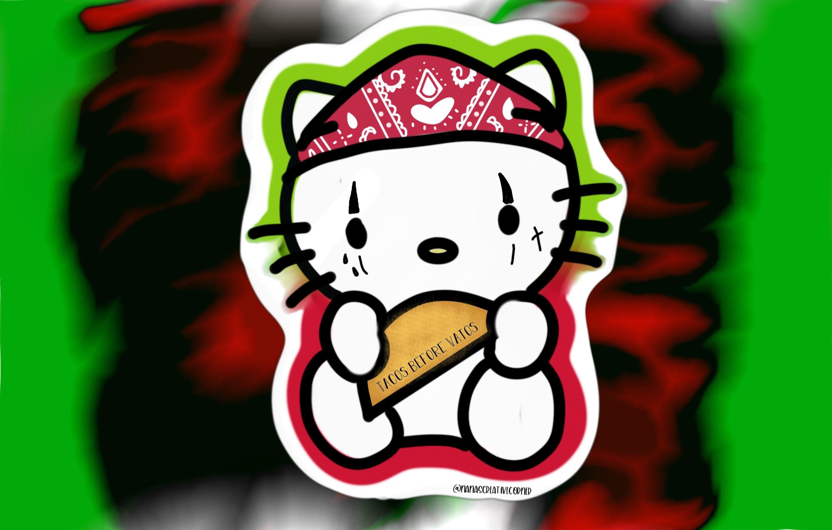 2736x1744 Tacos Before Vatos Sticker Decal