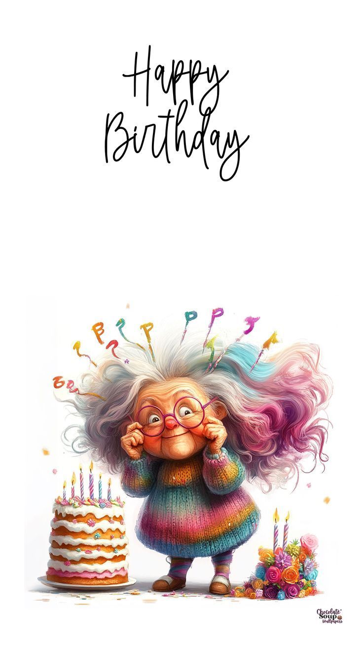 736x1308 Birthday Grandma Phone Wallpaper