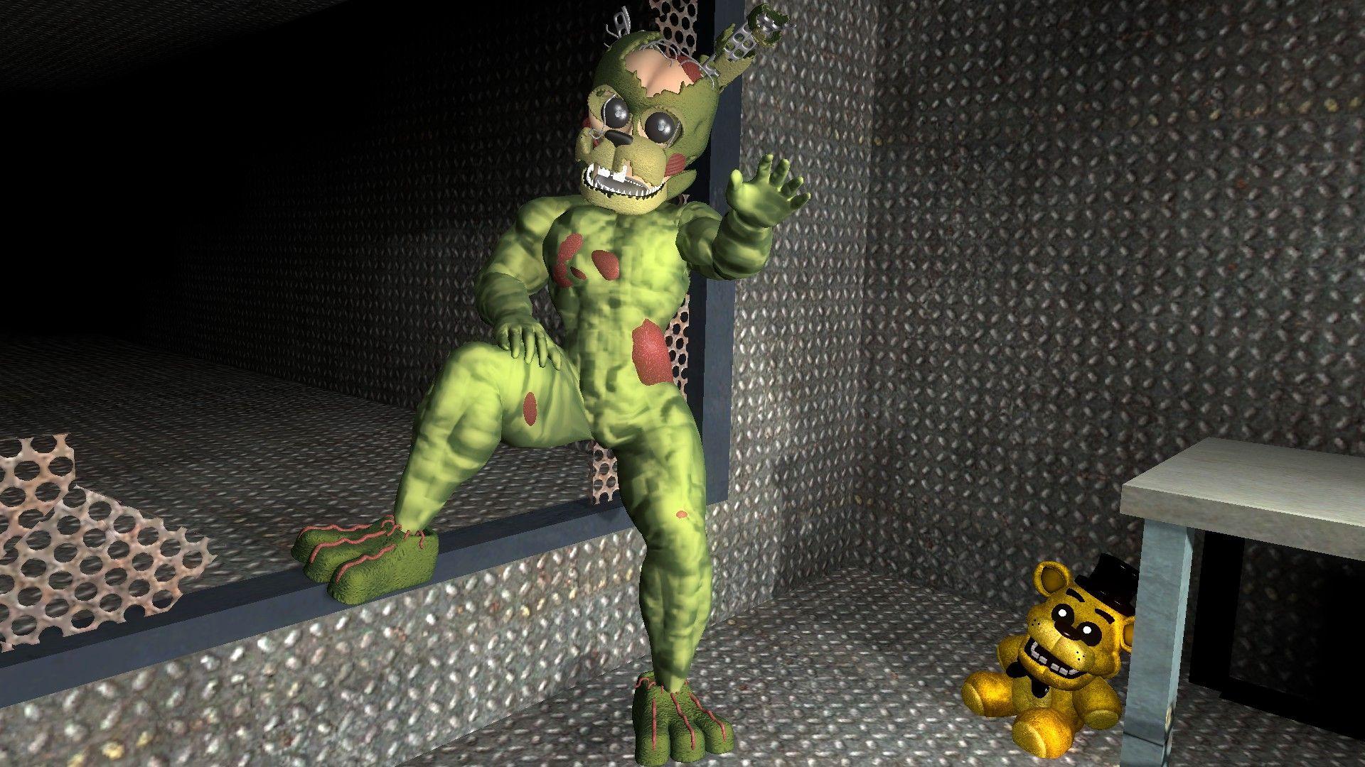 Springtrap Wallpapers Top Free Springtrap Backgrounds WallpaperAccess