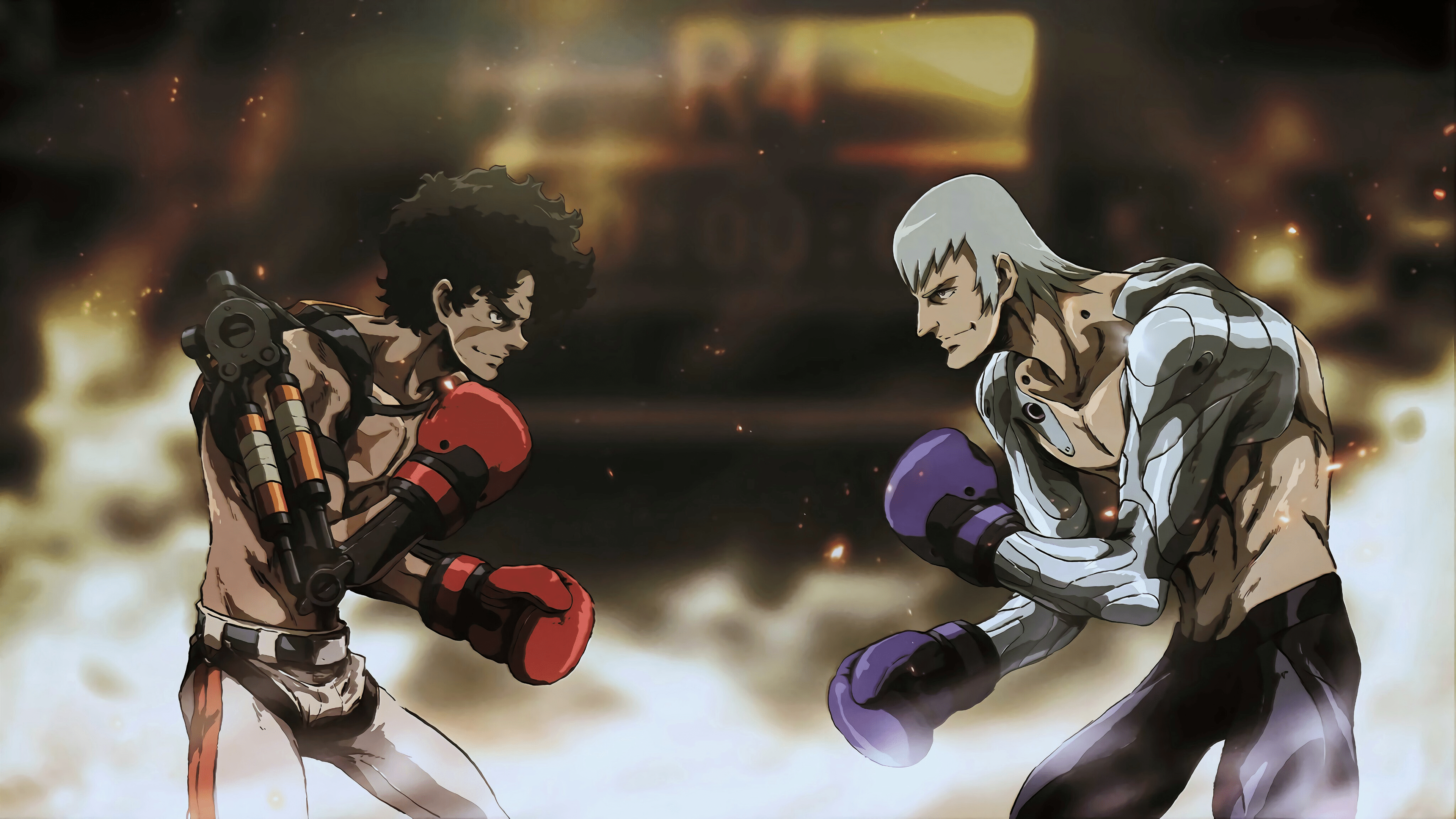 3840x2160 Junk Dog VS Yuri [Megalo Box][3840x2160]
