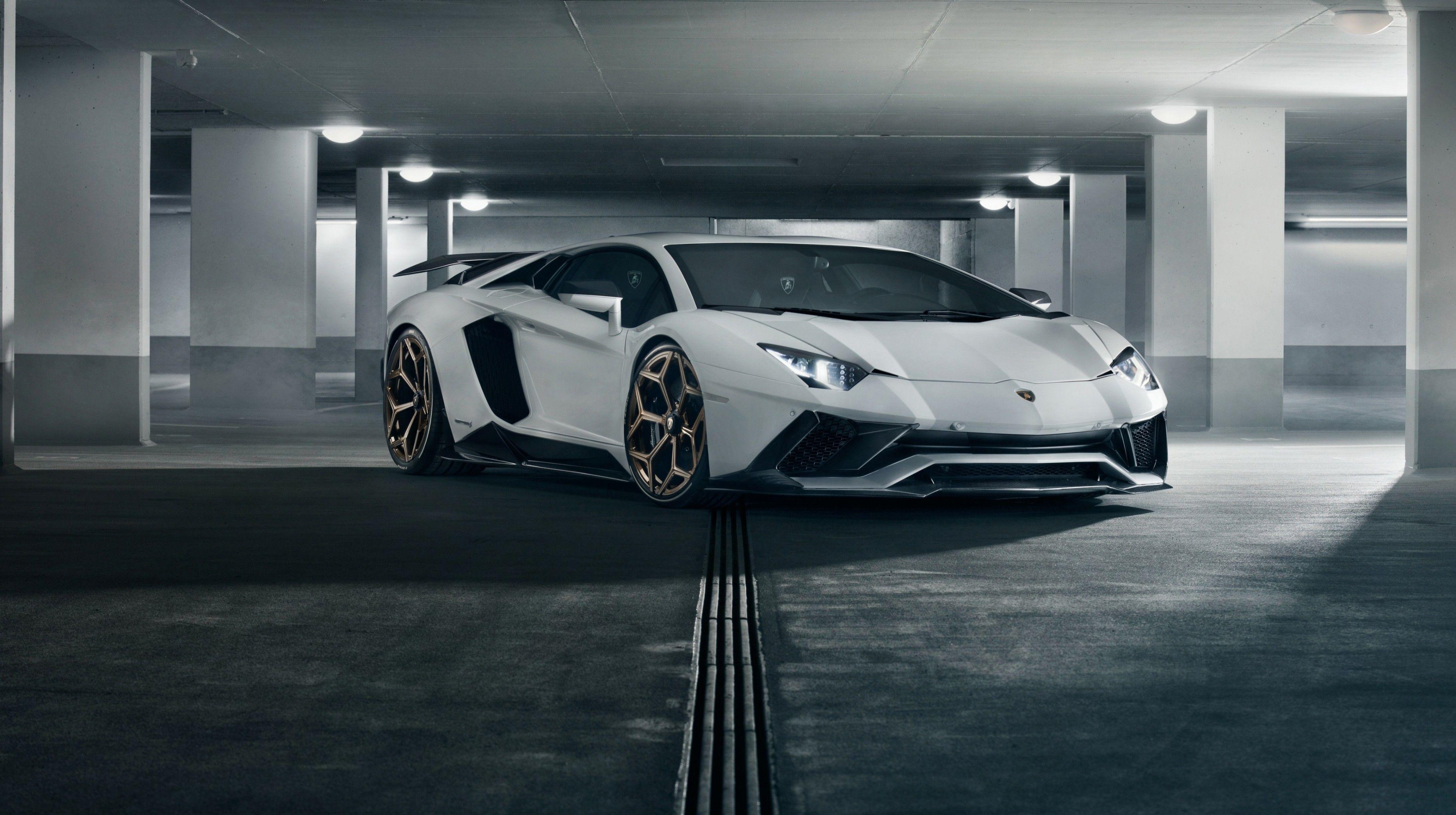 3860x2160 Download 3860x2160 Lamborghini Aventador S, Supercar, White, Cars