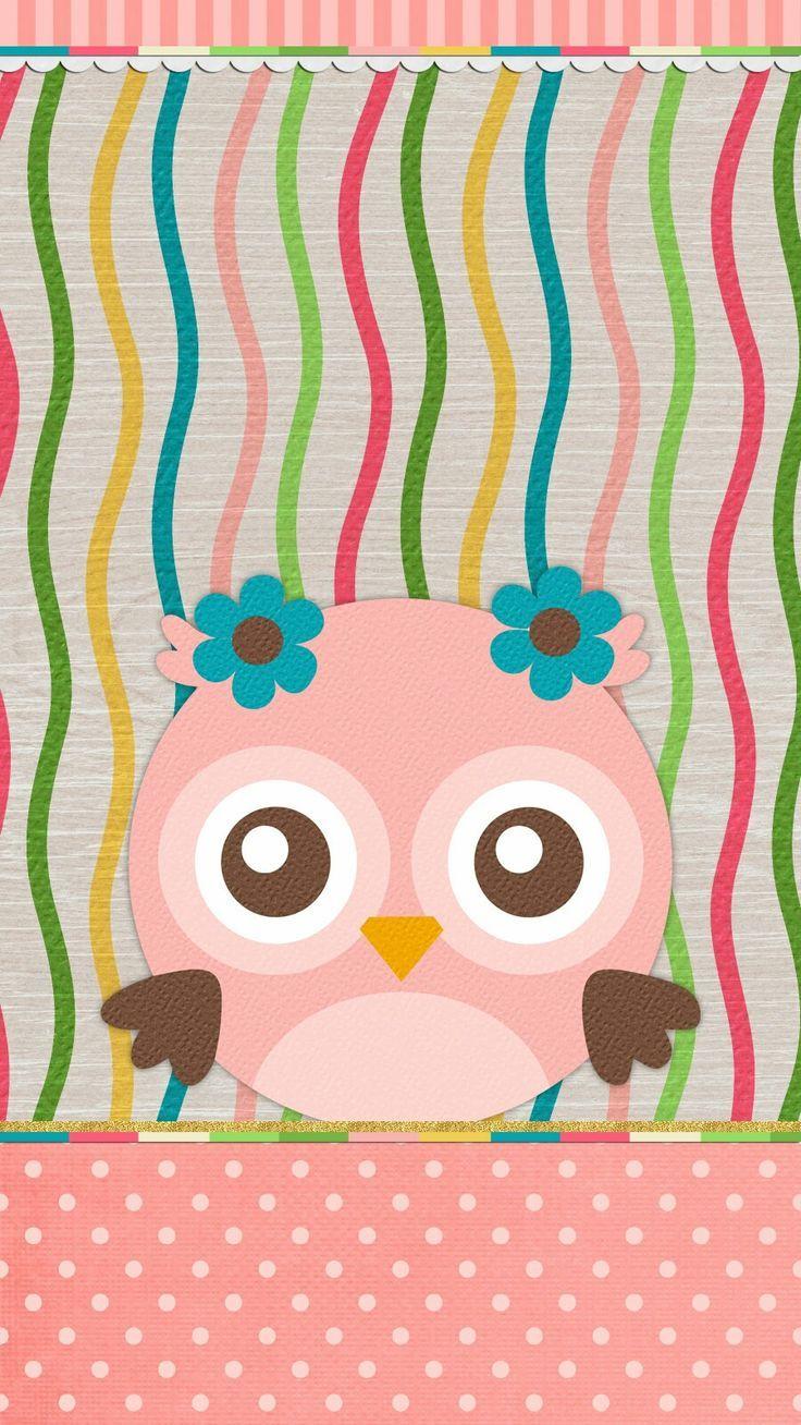736x1308 owl cute purple fondos de pantalla Pinterest Best Owl