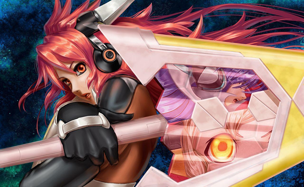 1280x790 Wallpaper Senki Zesshou Symphogear Girls Anime