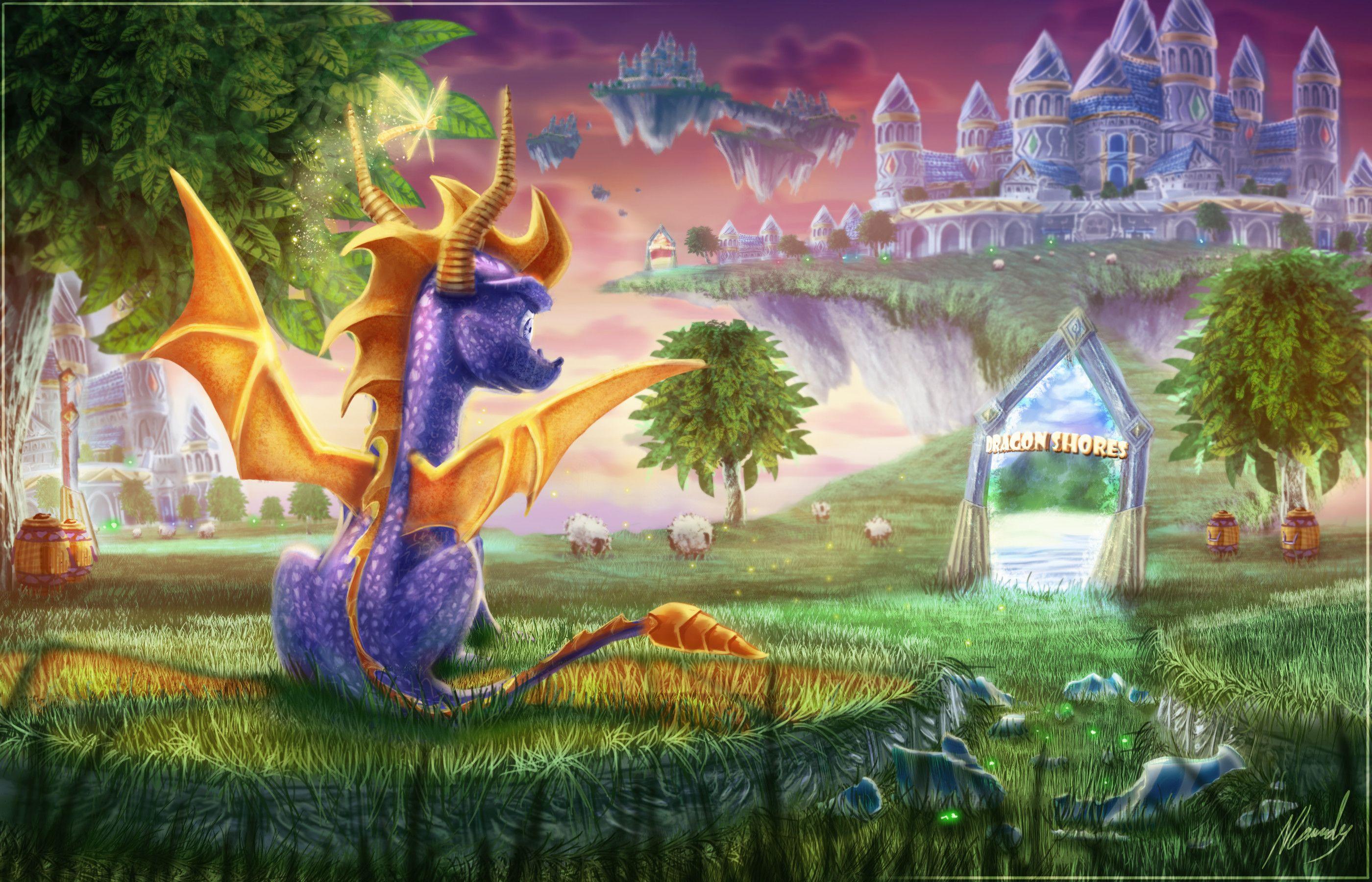 2800x1800 Spyro Wallpaper