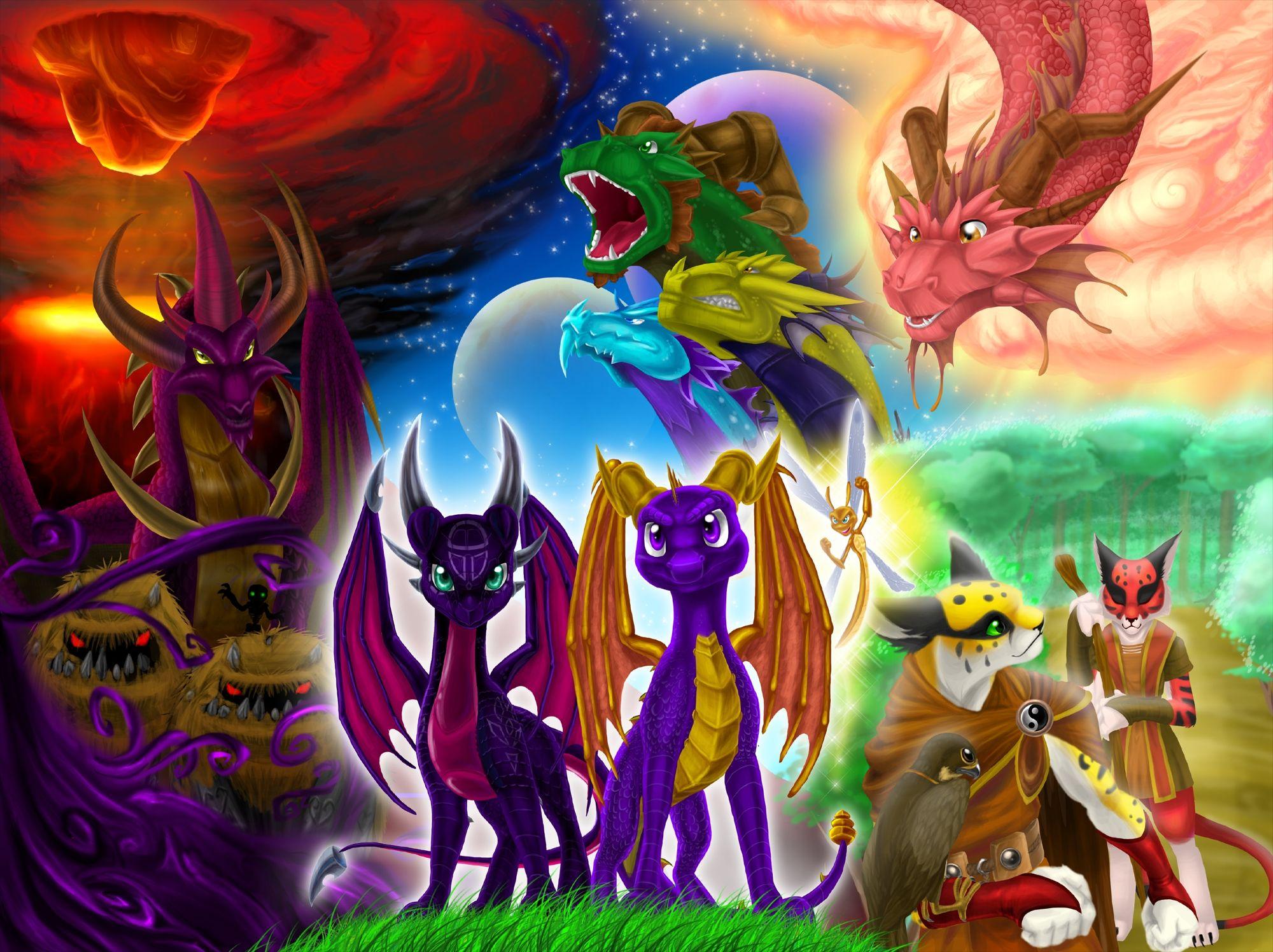 2000x1496 Spyro the Dragon HD Wallpaper and Background Image