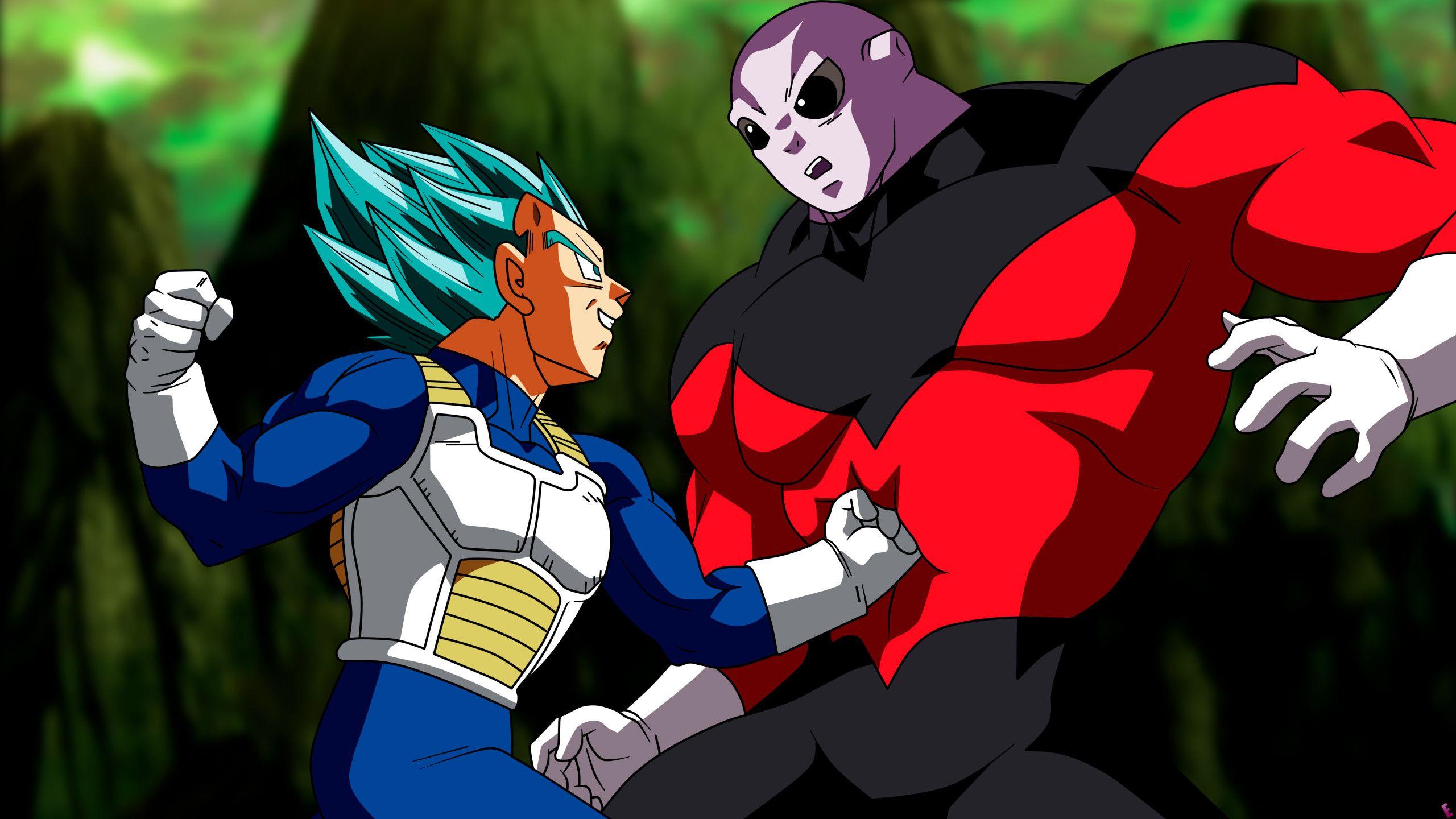 2560x1440 Vegetta Vs Jiren Dragon Ball Super 1440P Resolution HD