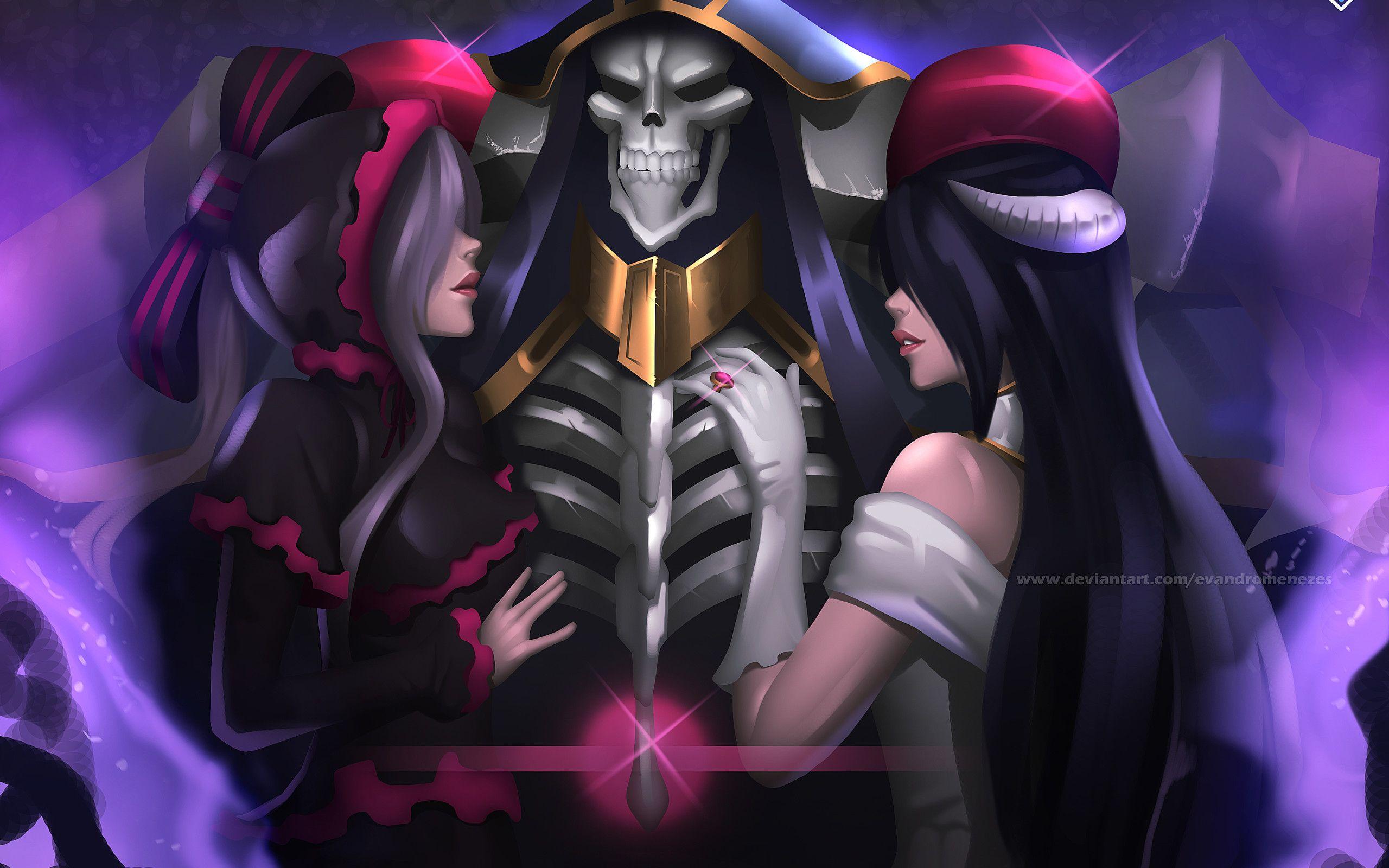 2560x1600 Shalltear Bloodfallen Ainz Ooal Gown Albedo 2560x1600