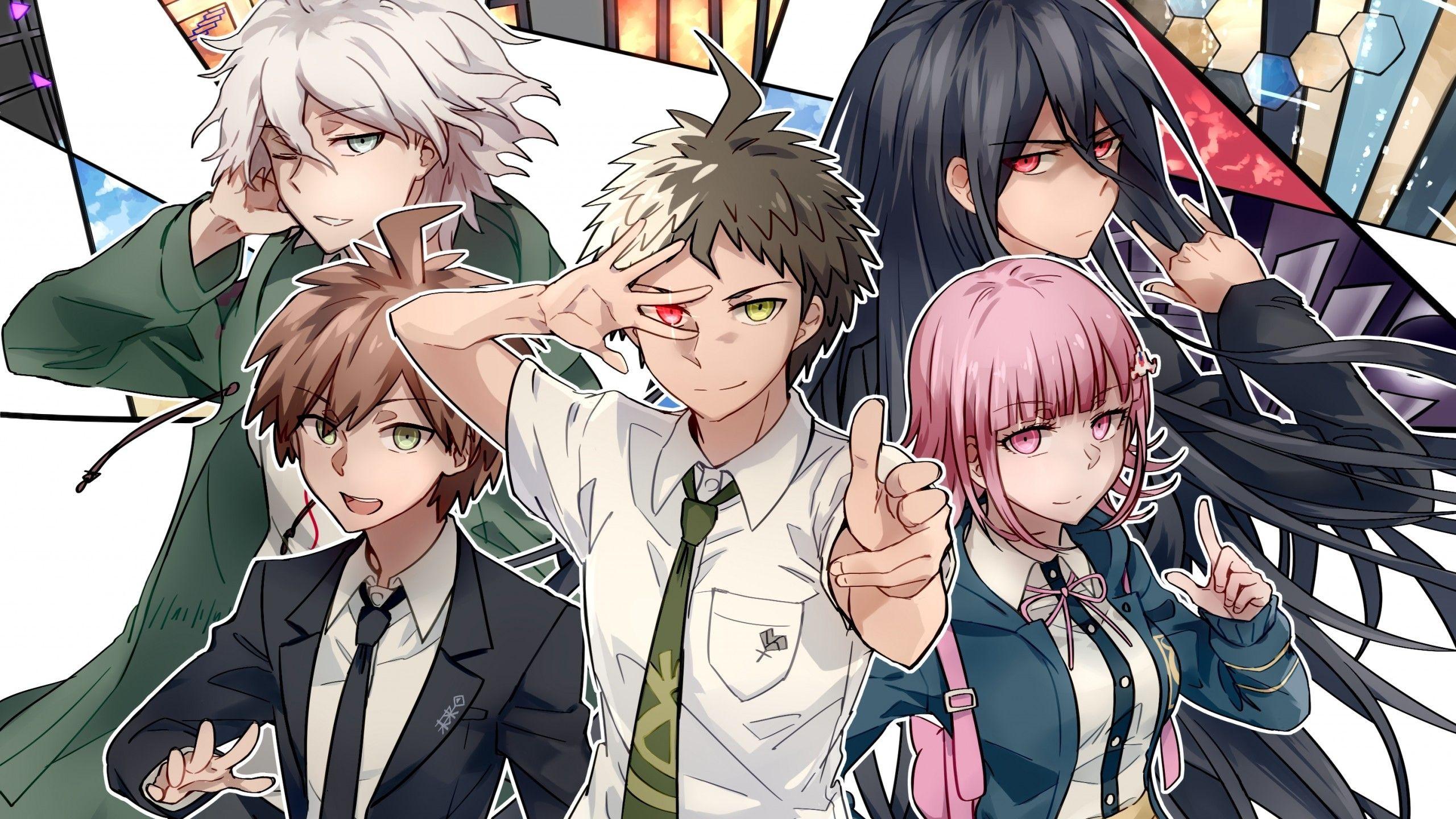 2560x1440 Download 2560x1440 Danganronpa Naegi Makoto, Komaeda Nagito