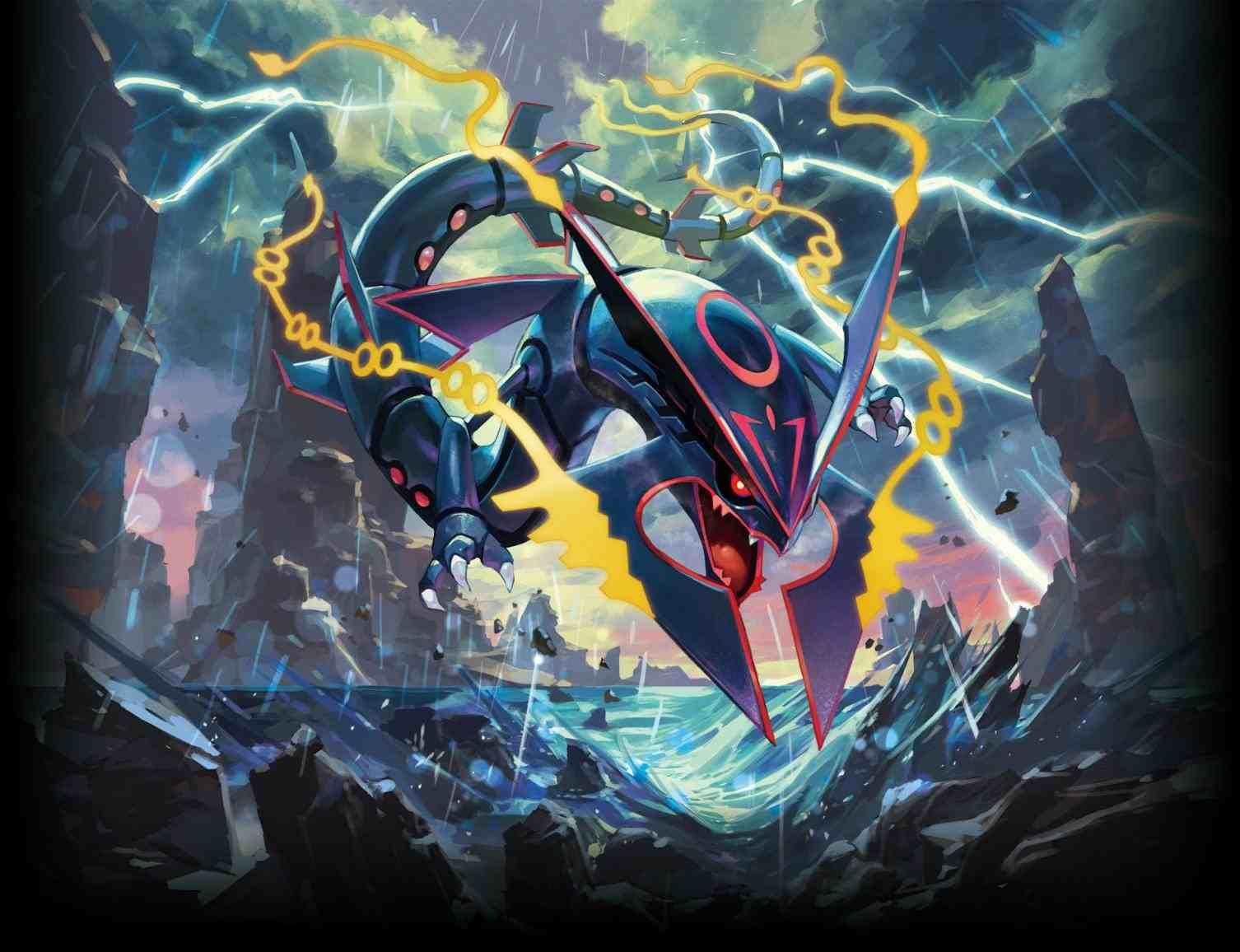 Shiny Mega Rayquaza - Novocom.top HD phone wallpaper