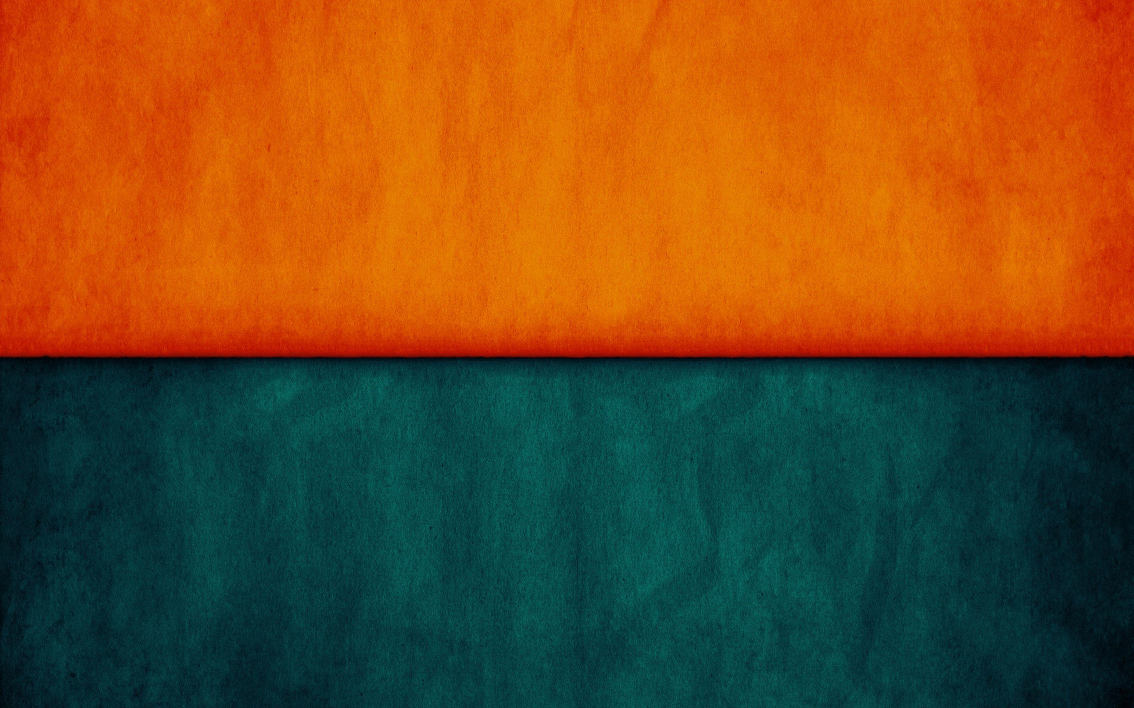 3840x2400 Orange Blue Pattern Background Wallpaper