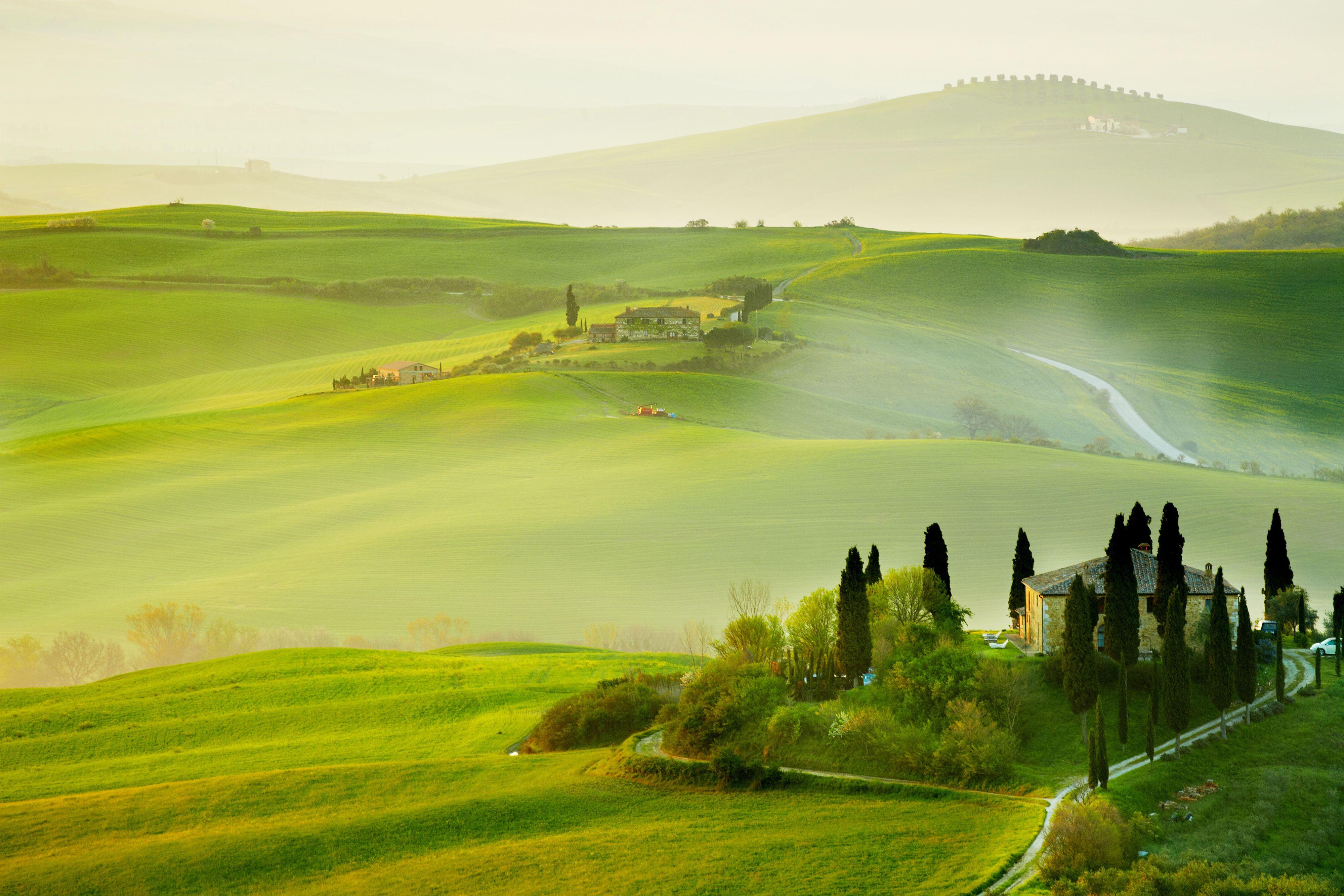 4000x2667 #Scenery, K, #Landscape, #Tuscany, #Italy Gallery HD Wallpaper