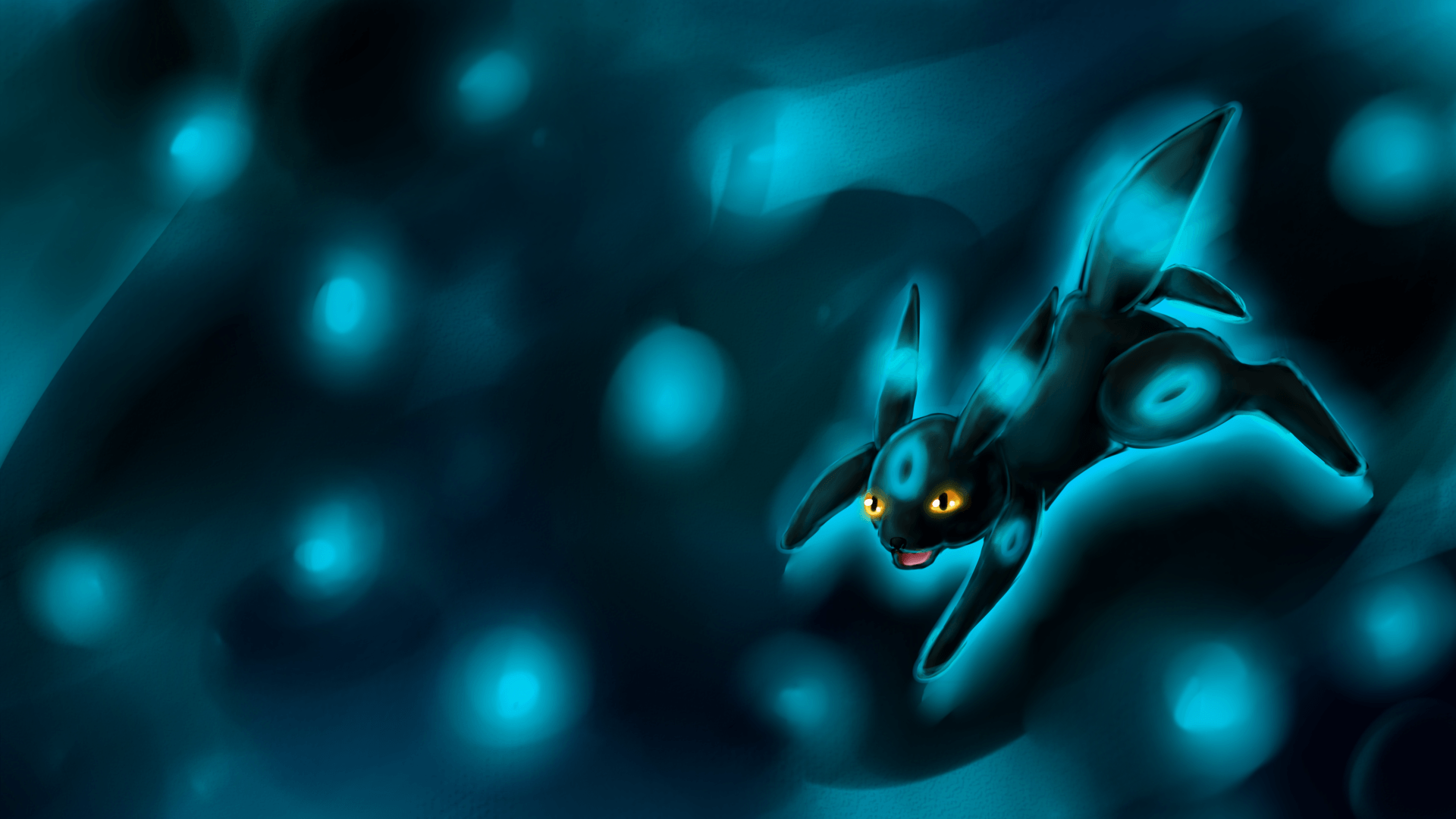 1920x1080 Shiny Umbreon Wallpaper