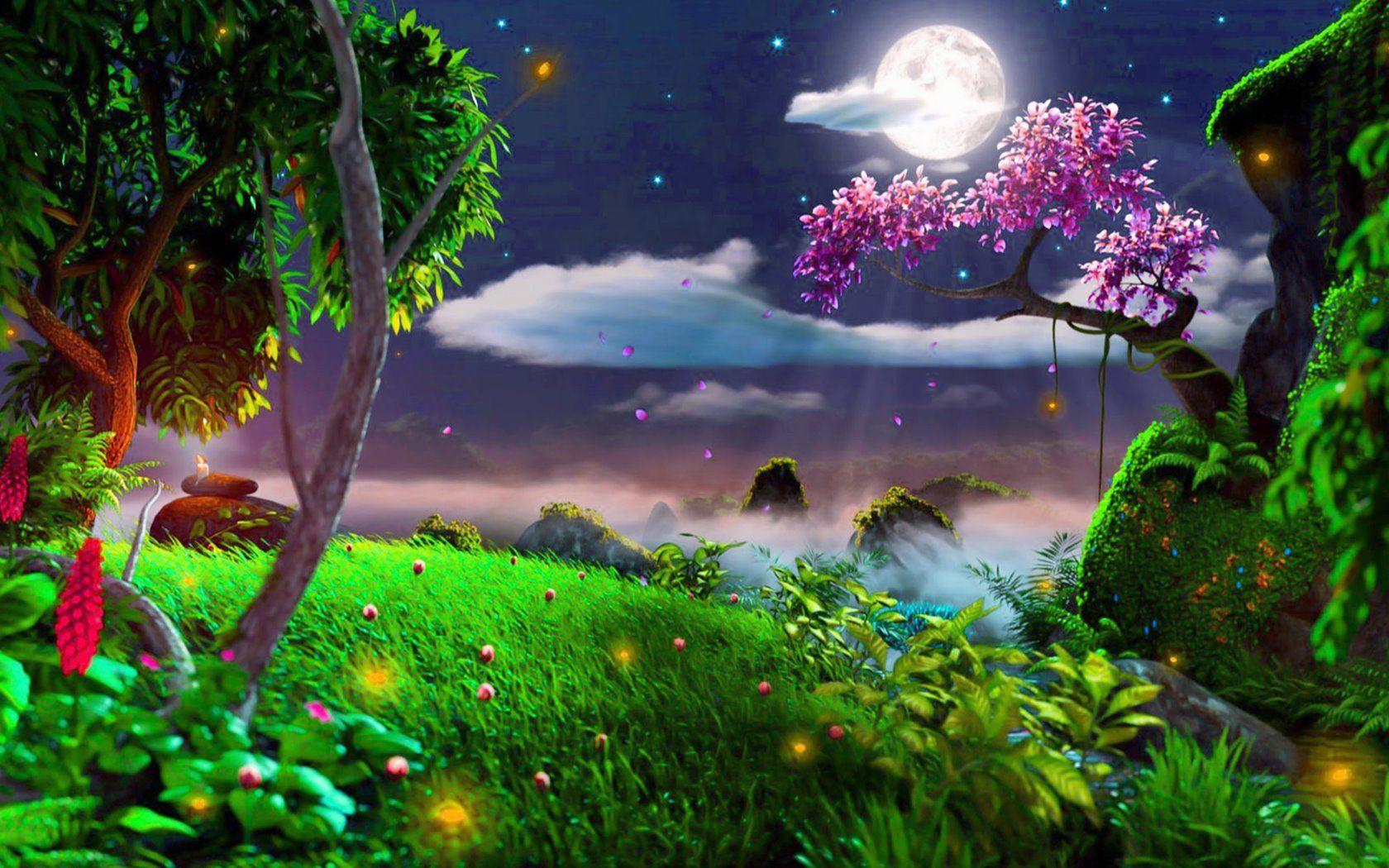1680x1050 Magnificent Nature Scenery Wallpaper