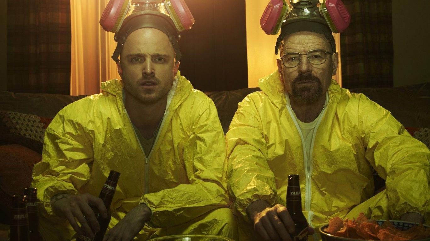 1366x768 Walt & Jesse Wallpaper