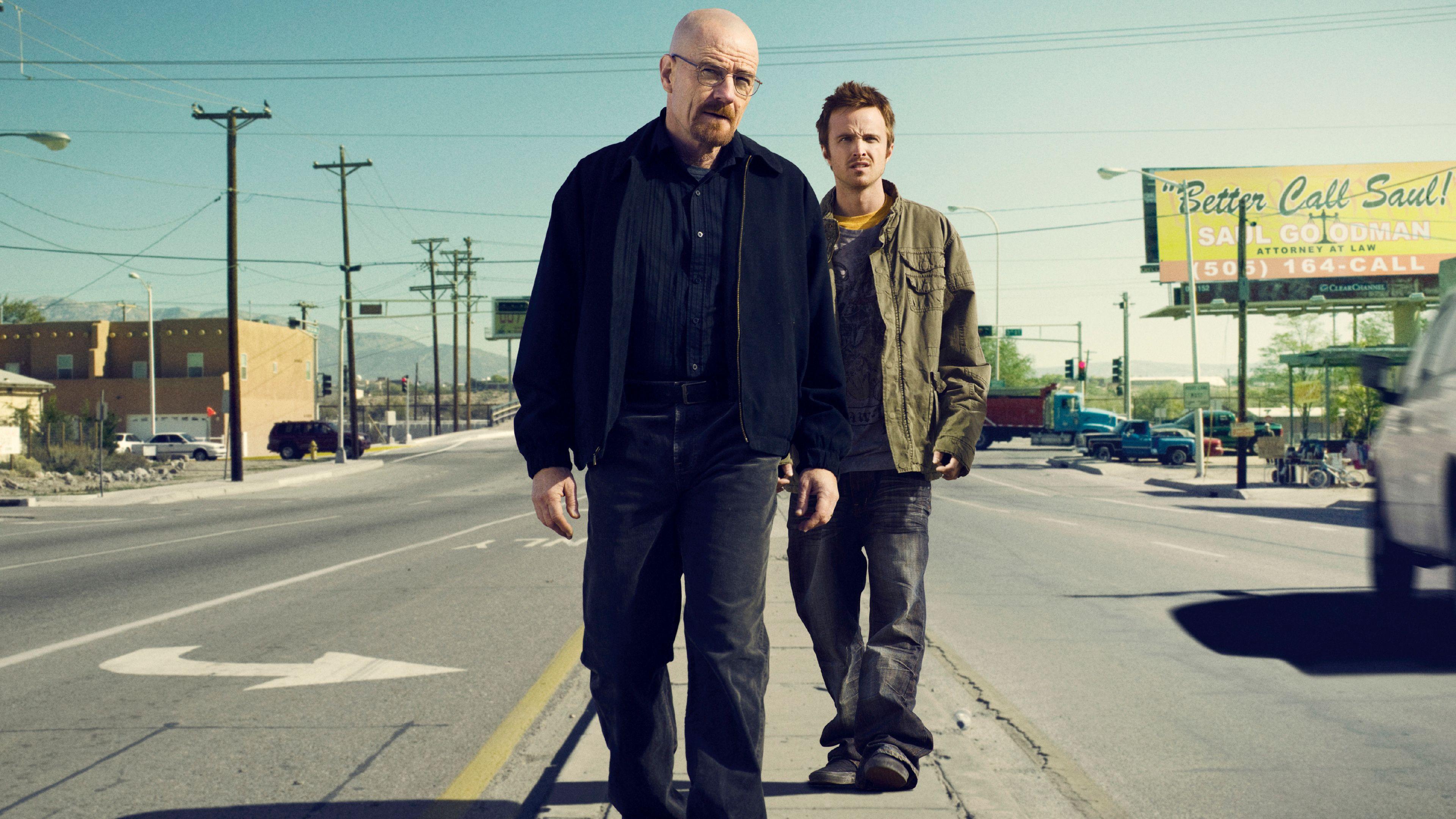 3840x2160 Walter White and Jesse Pinkman wallpaper