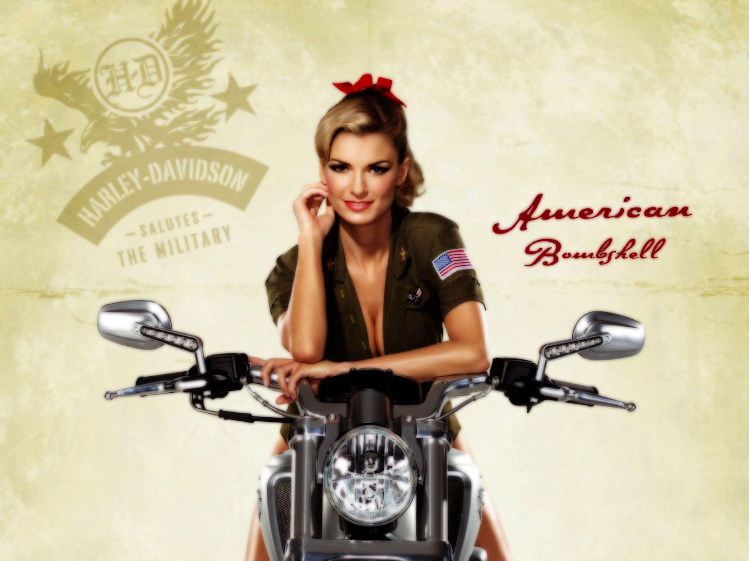 Marisa Miller Harley Davidson