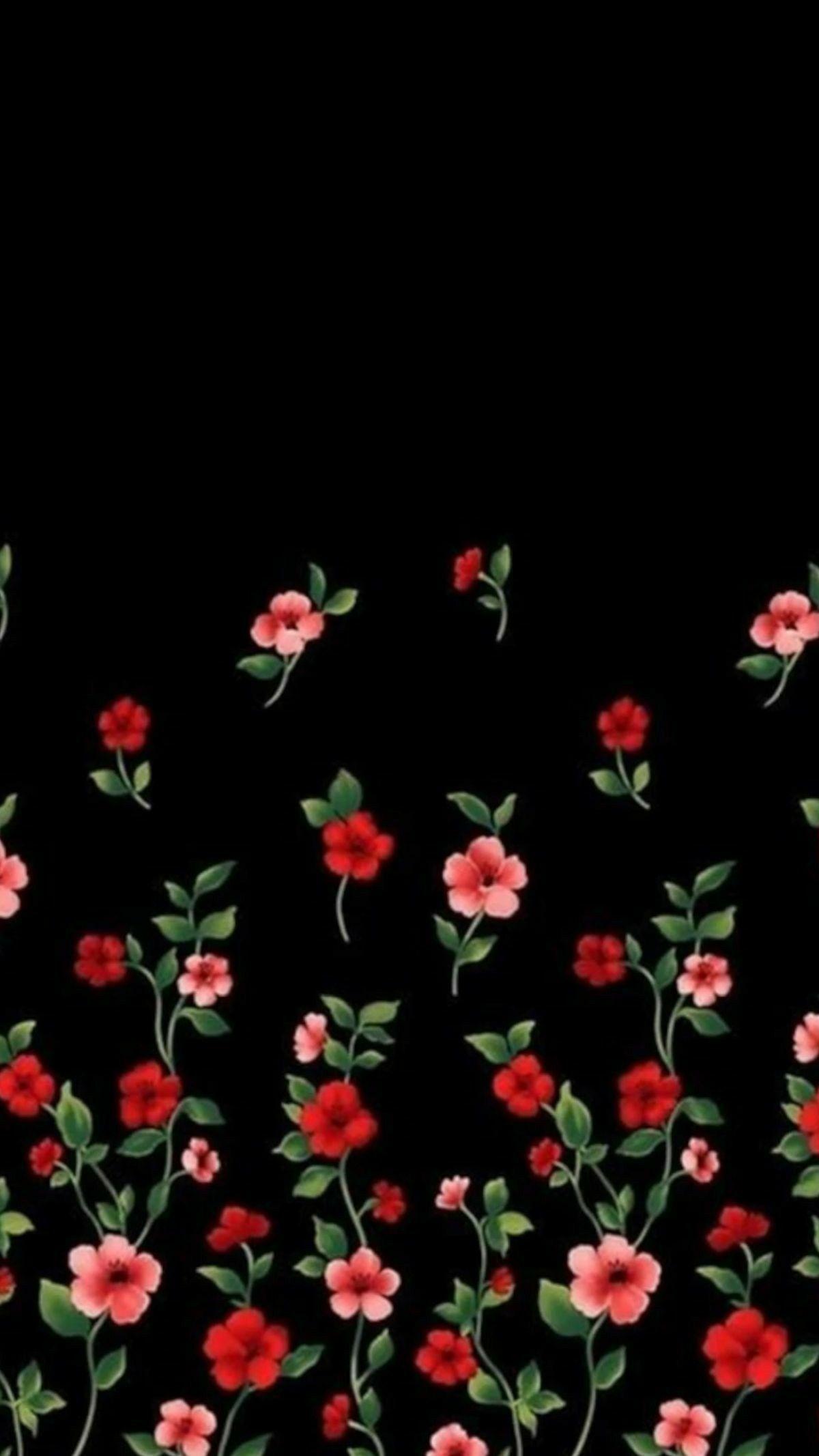 1200x2133 wallpaper. Black flowers wallpaper, Flowery wallpaper, Floral wallpaper phone