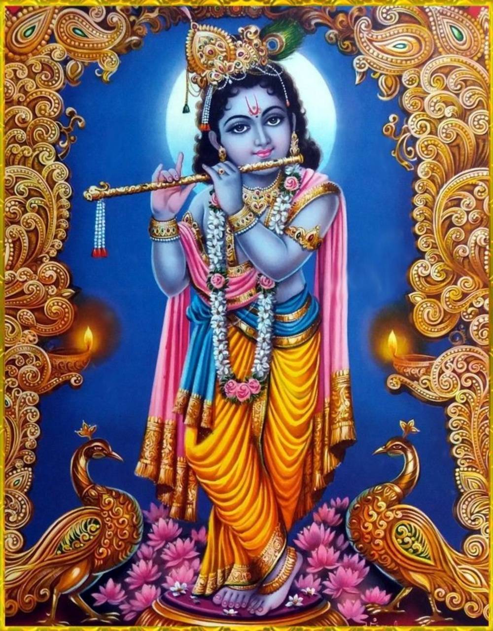 1000x1280 Sri Krishna wallpaper